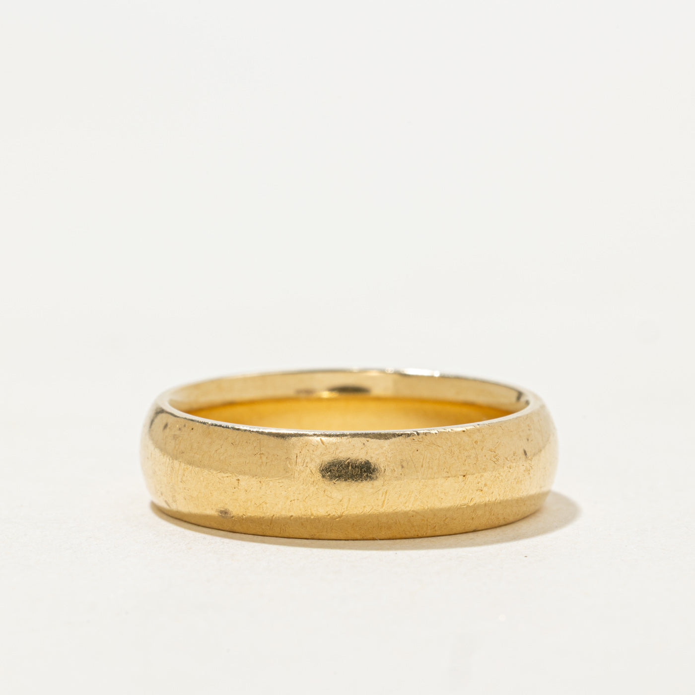 18k Yellow Gold Band | 6.00mm | SZ 10.0