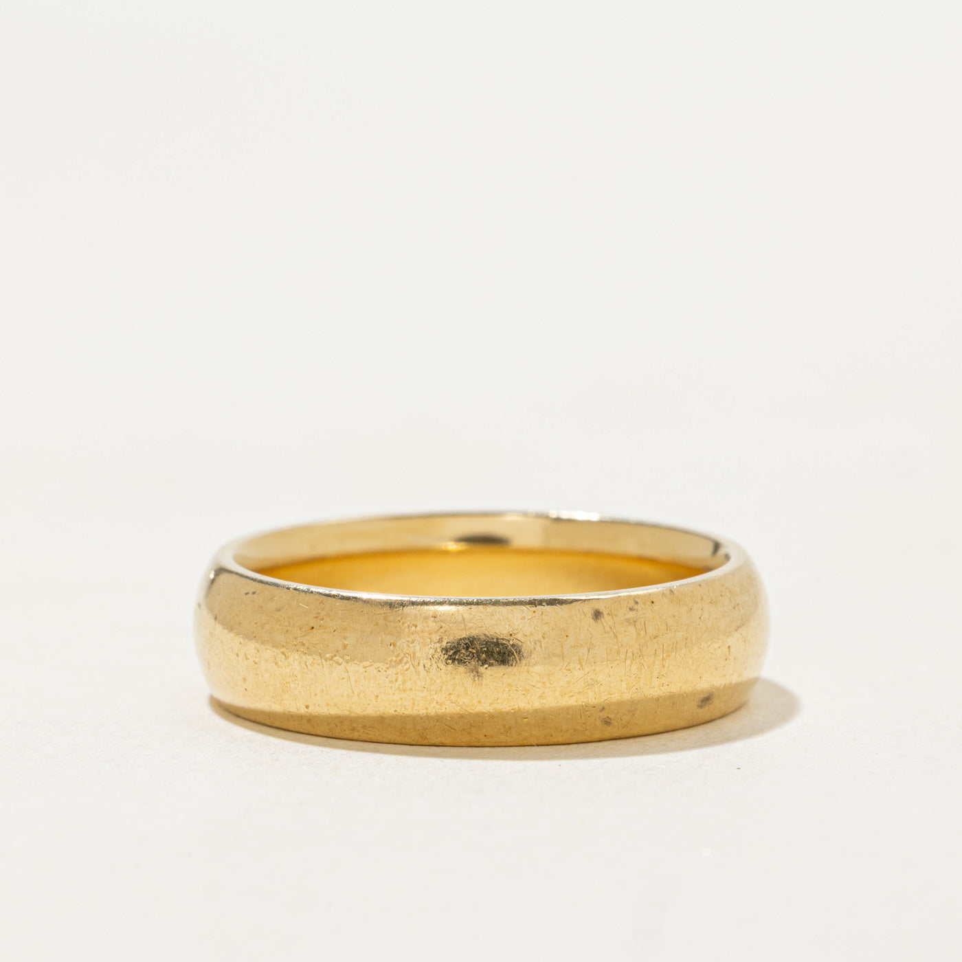 18k Yellow Gold Band | 6.00mm | SZ 10.0