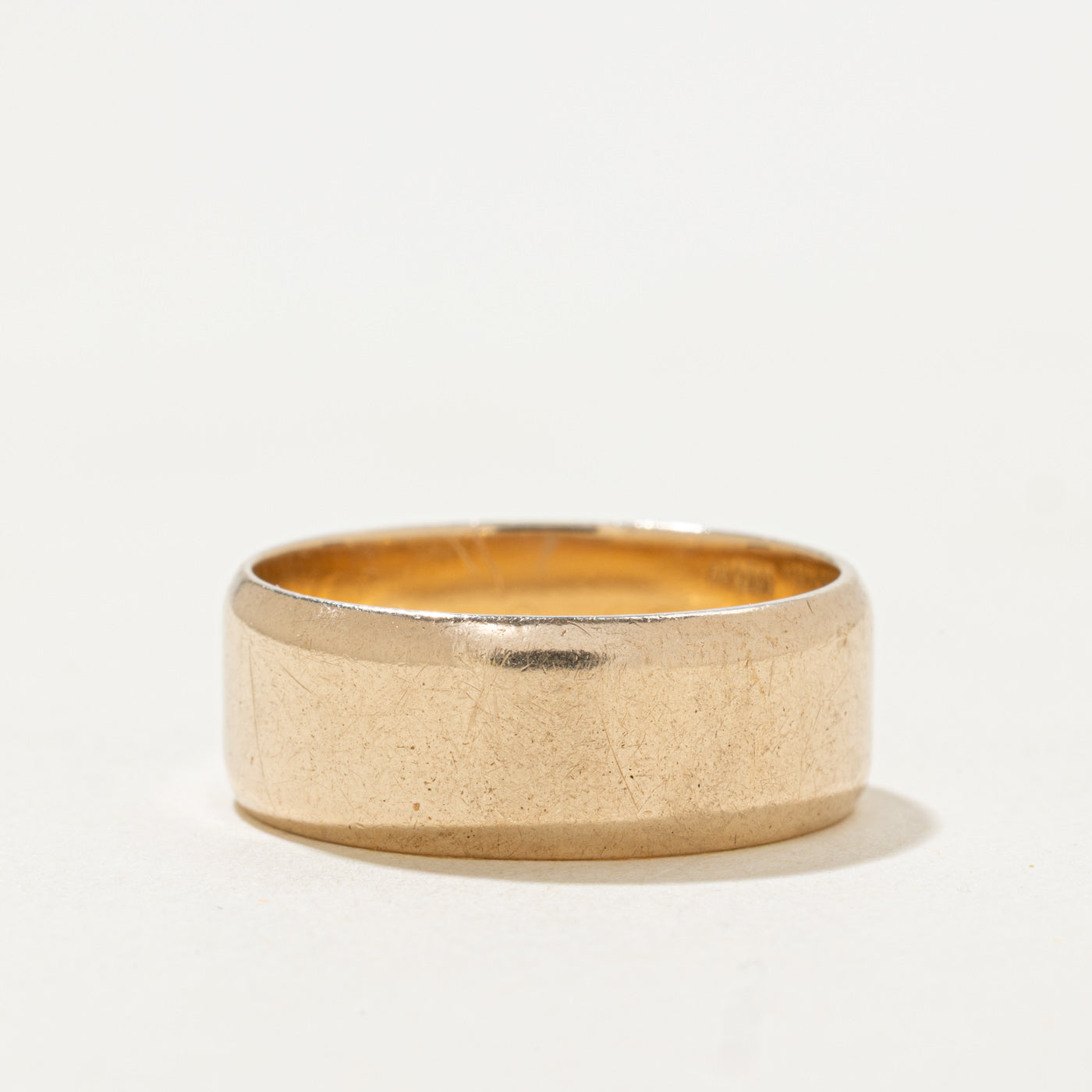 1975 Birmingham 9k Yellow Gold Band | 7.65mm | SZ 7.0
