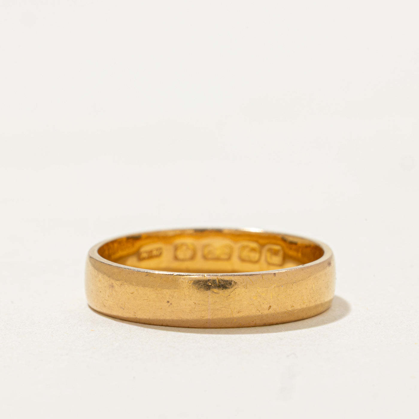 1971 Birmingham 22k Yellow Gold Band | 4.05mm | SZ 7.0