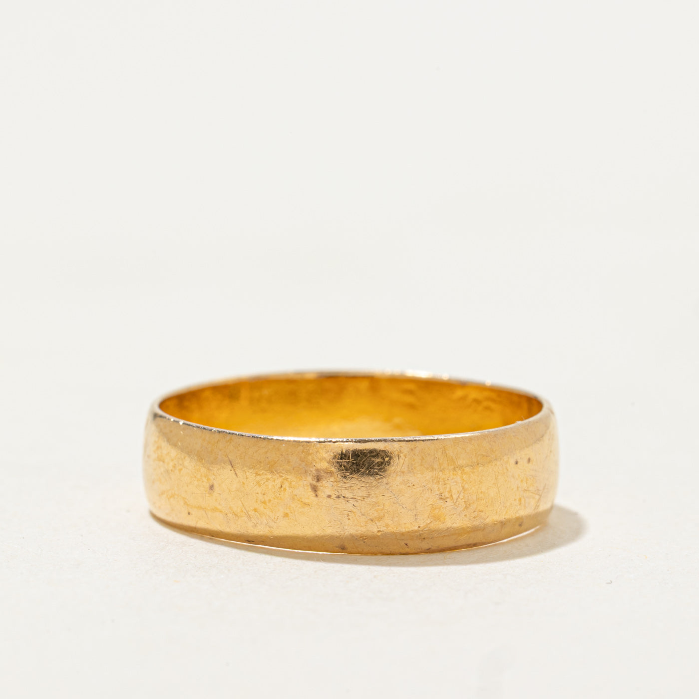 1910 Birmingham 22k Yellow Gold Band | 5.30mm | SZ 7.0