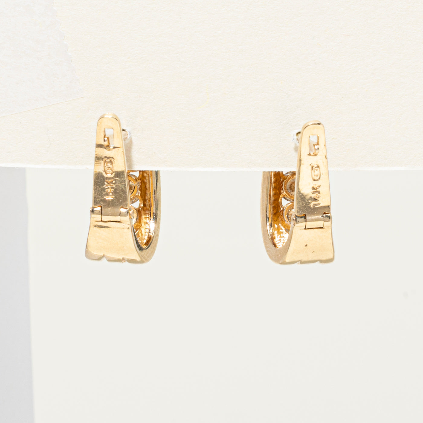 Five Stone Diamond Hoop Earrings | 1.05ctw