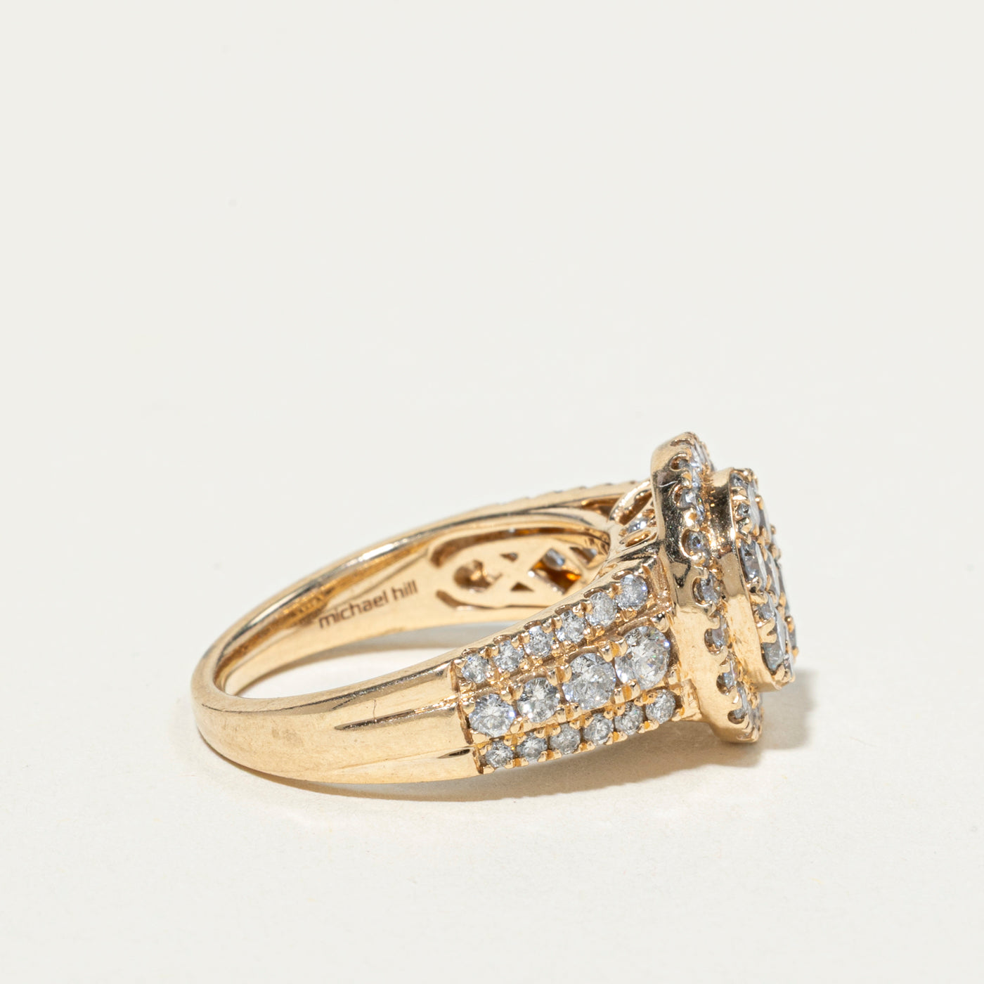 Pave Set Diamond Cluster Ring | 2.00ctw | SZ 7.25