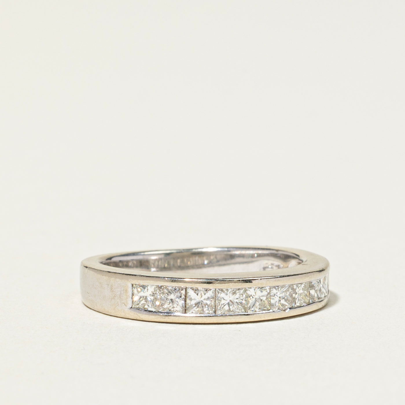 Semi Eternity Princess Cut Diamond Band | 0.79ctw | 4mm | SZ 6