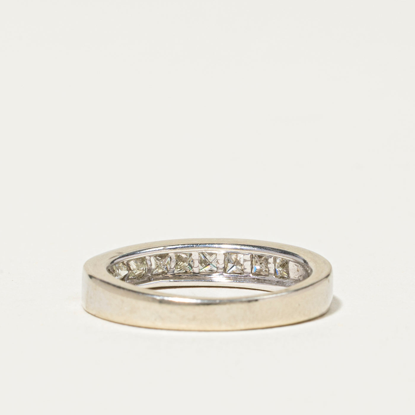 Semi Eternity Princess Cut Diamond Band | 0.79ctw | 4mm | SZ 6