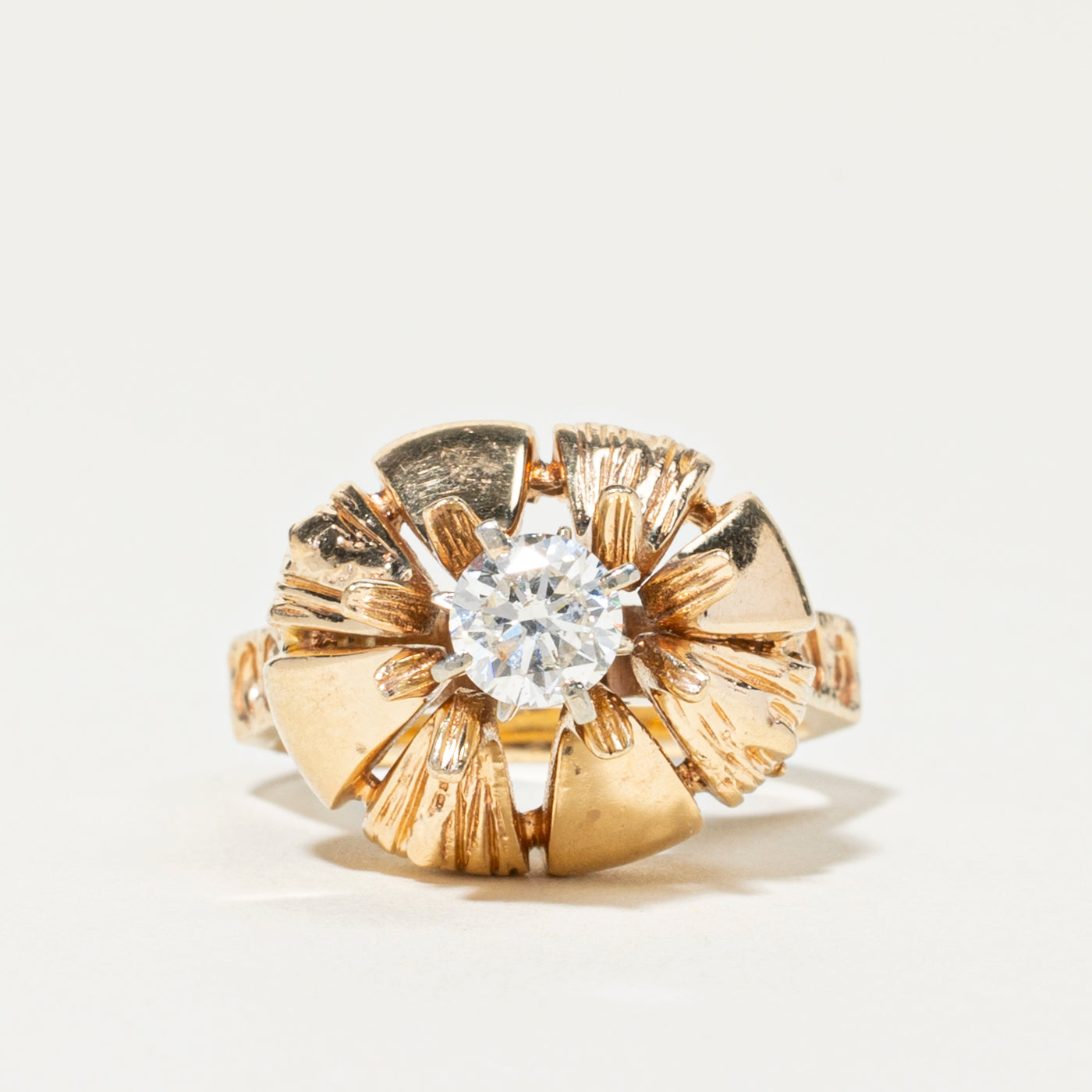 Diamond Tulip Cocktail Ring | 0.71ct | SZ 7