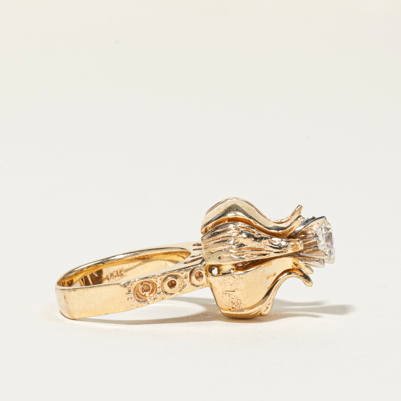 Diamond Tulip Cocktail Ring | 0.71ct | SZ 7