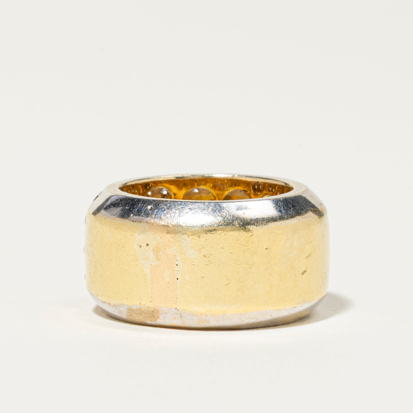 18k Pavé Set Diamond Chunky Band | 2.72ctw | 13mm | SZ 9