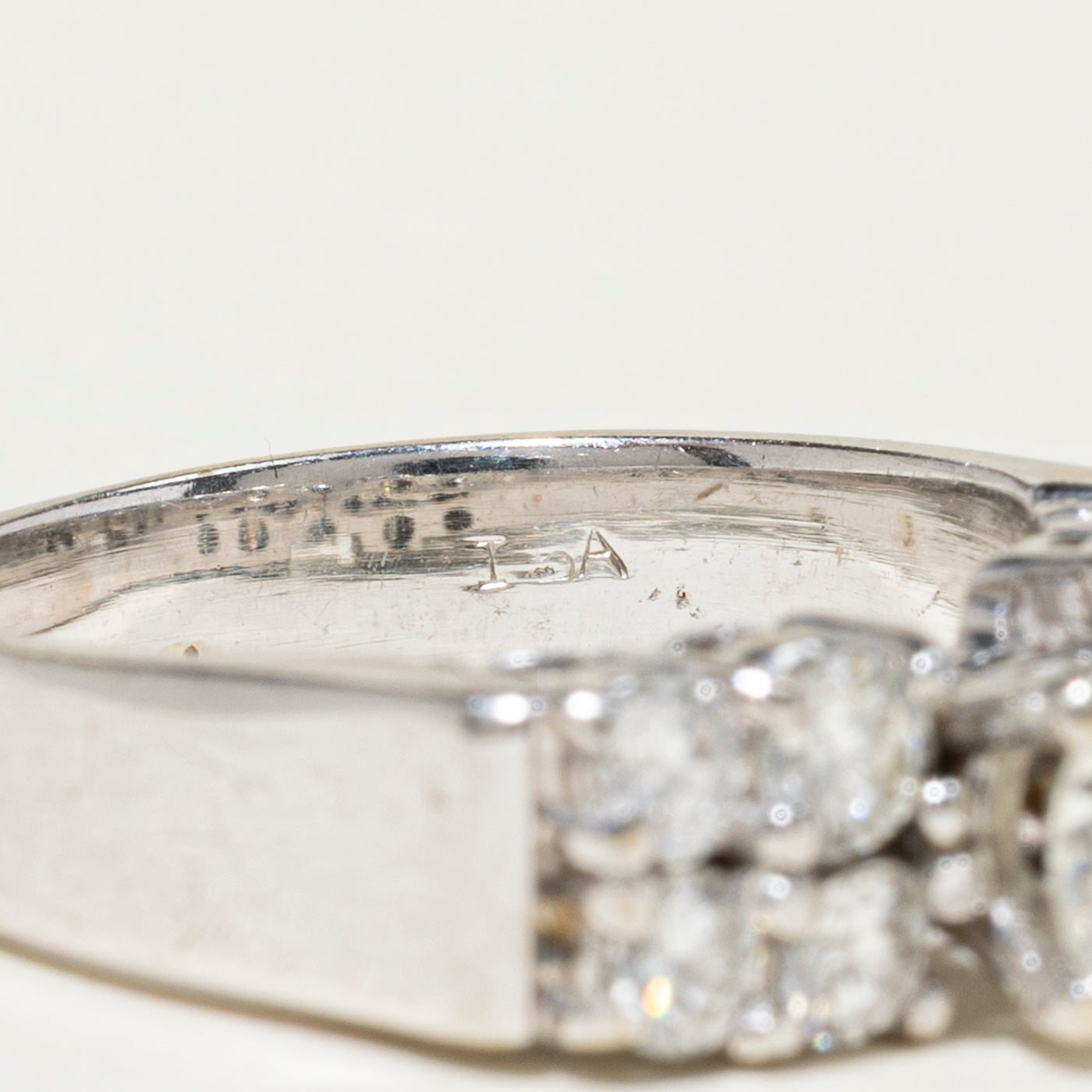 Round Brilliant Cut Diamond Accented Engagement Ring | 0.62ct VS2 H/I, 0.56ctw | SZ 5.25