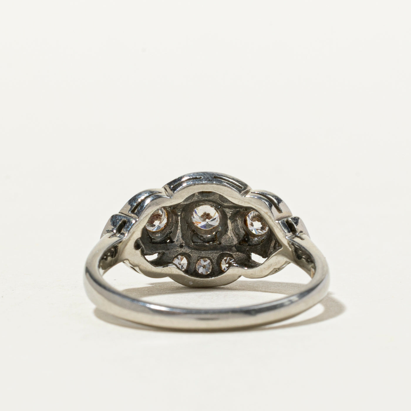 'Birks' Vintage 18k Three Stone Diamond Ring | 0.55ctw | SZ 6