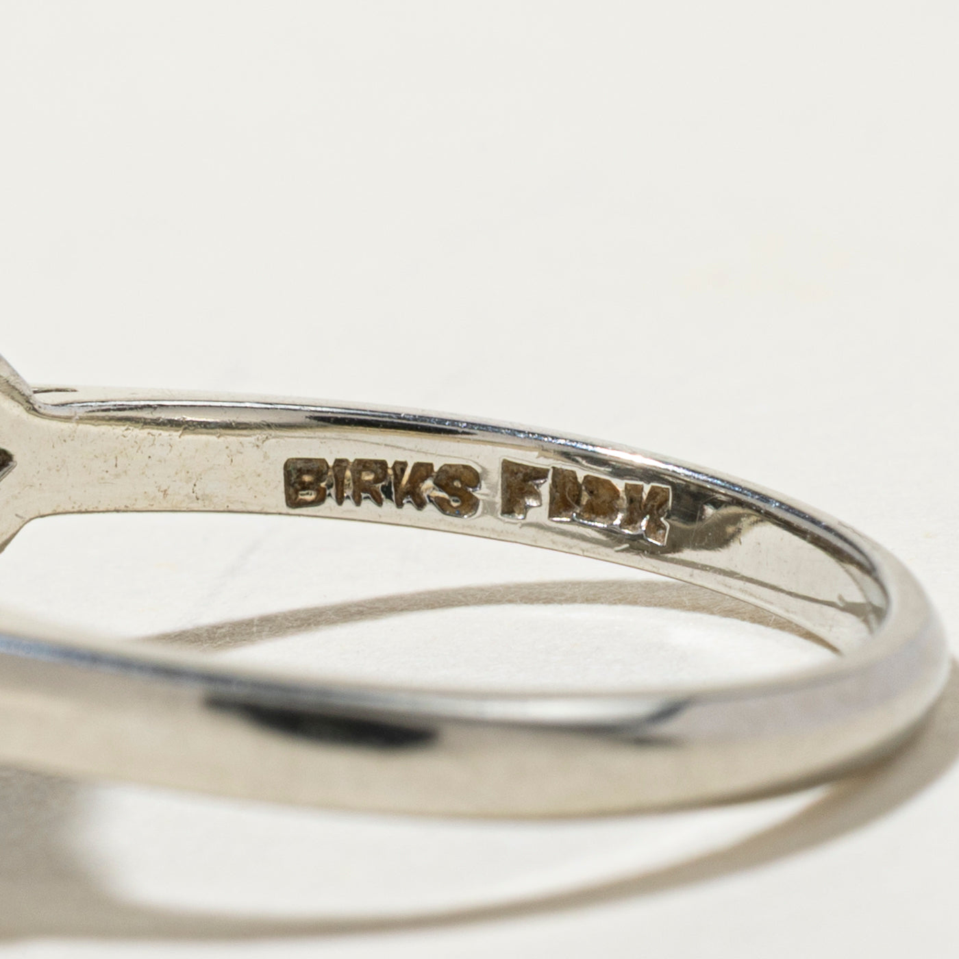 'Birks' Vintage 18k Three Stone Diamond Ring | 0.55ctw | SZ 6