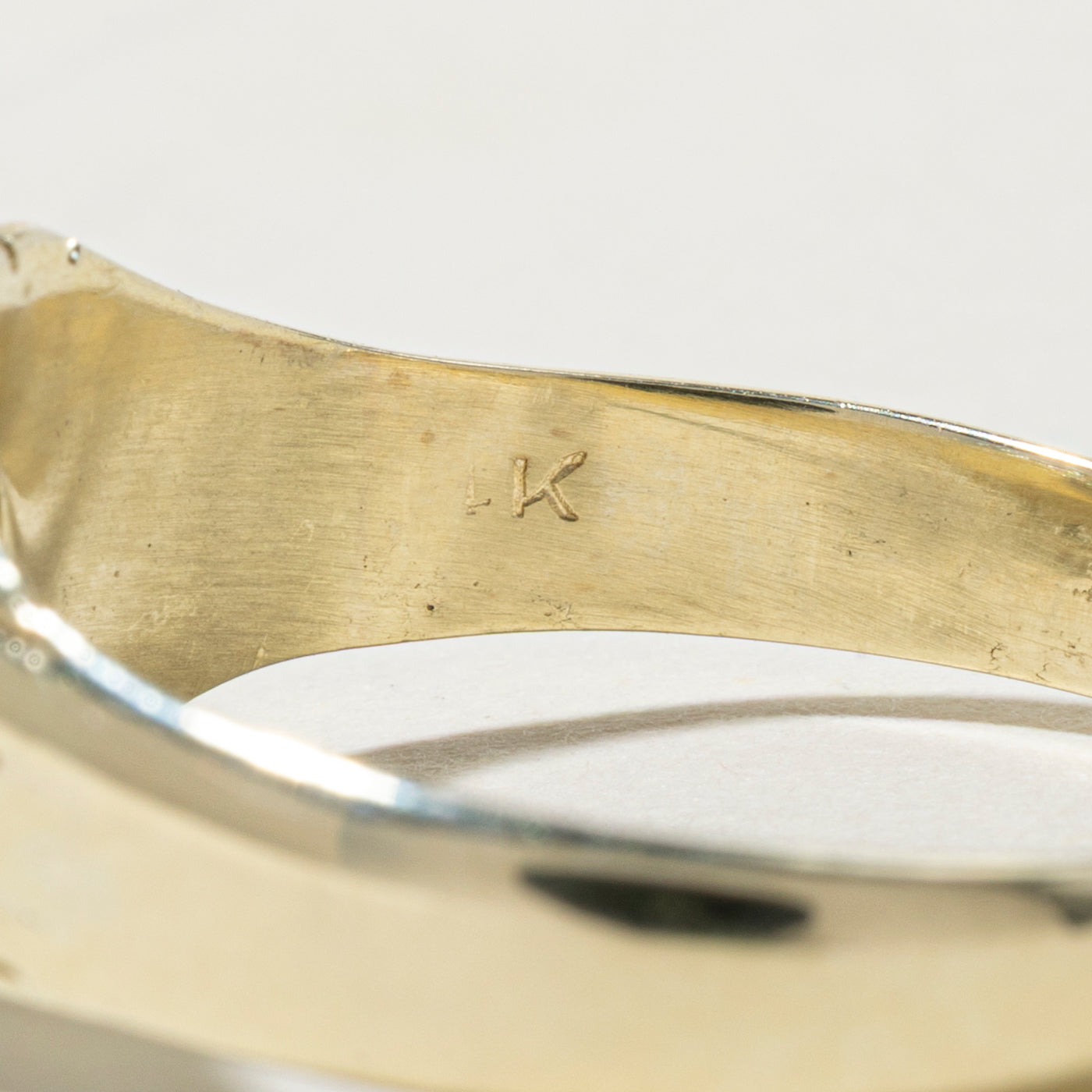 Two Tone Solitaire Diamond Ring | 0.31ct | SZ 8.5