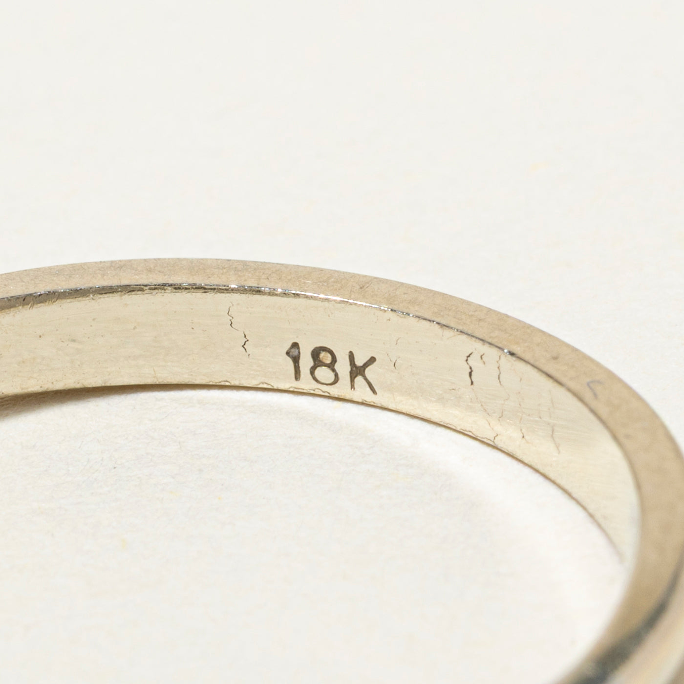 18k Round Brilliant Diamond Accented Ring | 0.60ctw | SZ 8.25