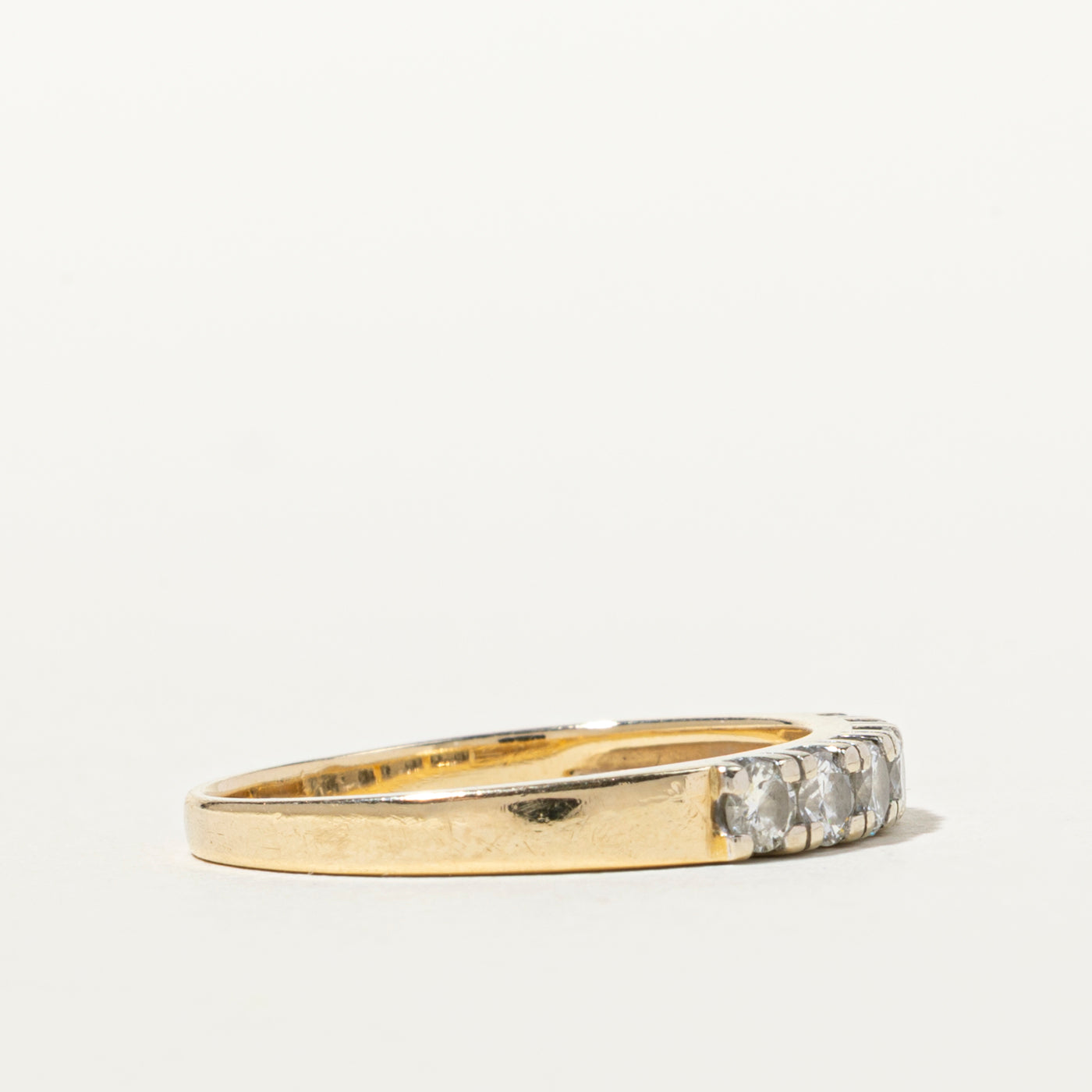 Six Stone Semi Eternity Diamond Band | 0.48ctw | SZ 8