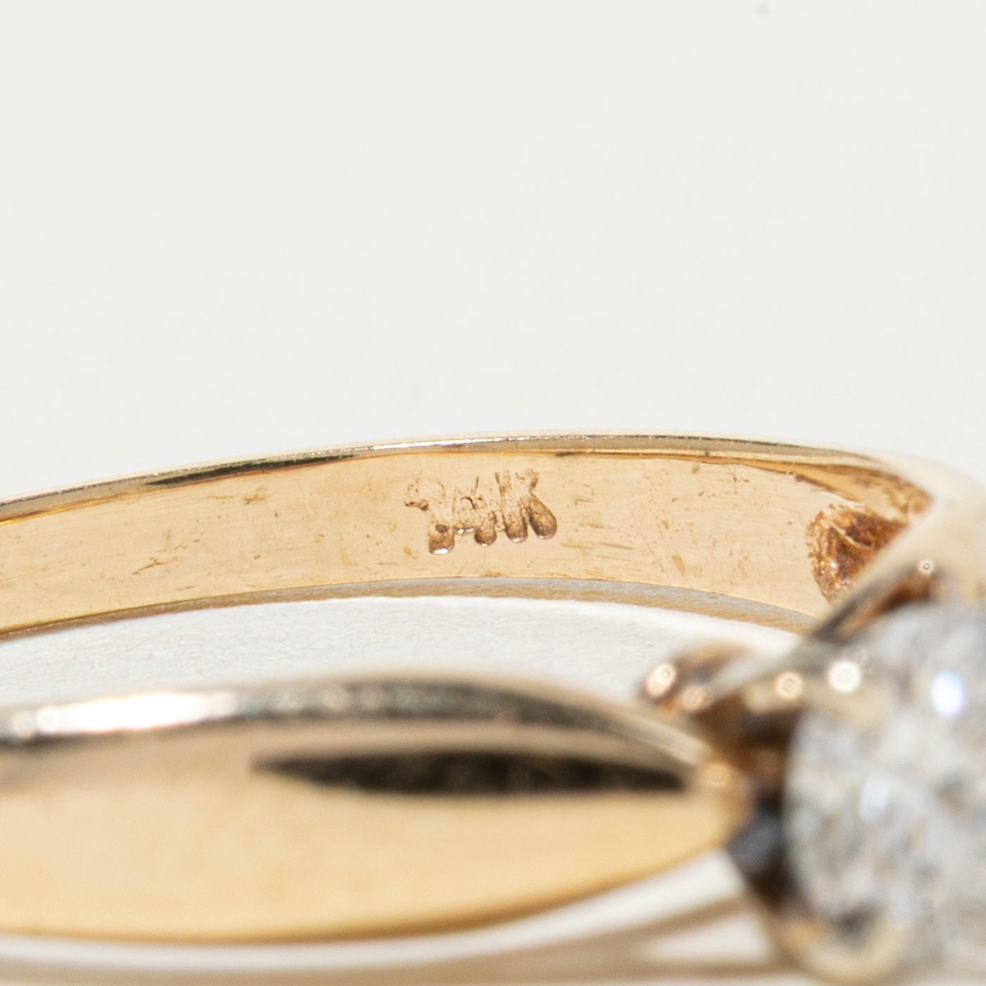 Solitaire Diamond Reverse Tapered Ring | 0.30ct | SZ 6.25