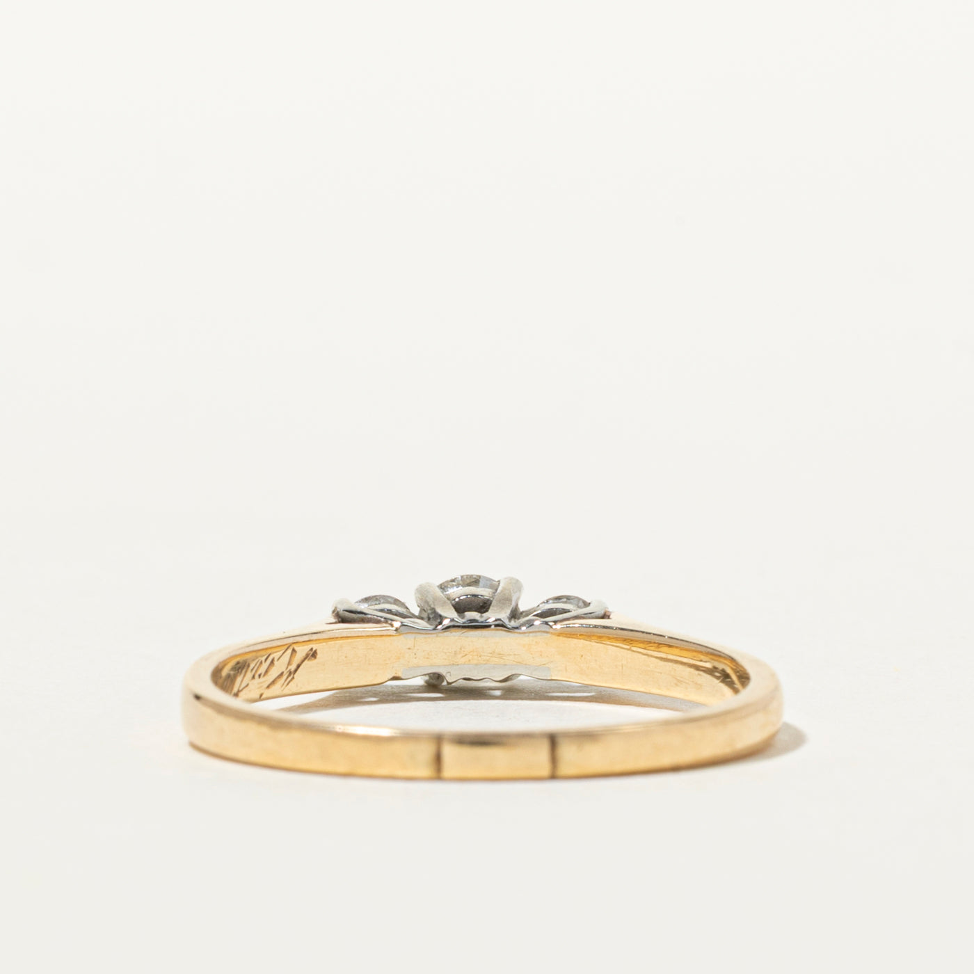 Three Stone Diamond Ring | 0.33ctw | SZ 7.75