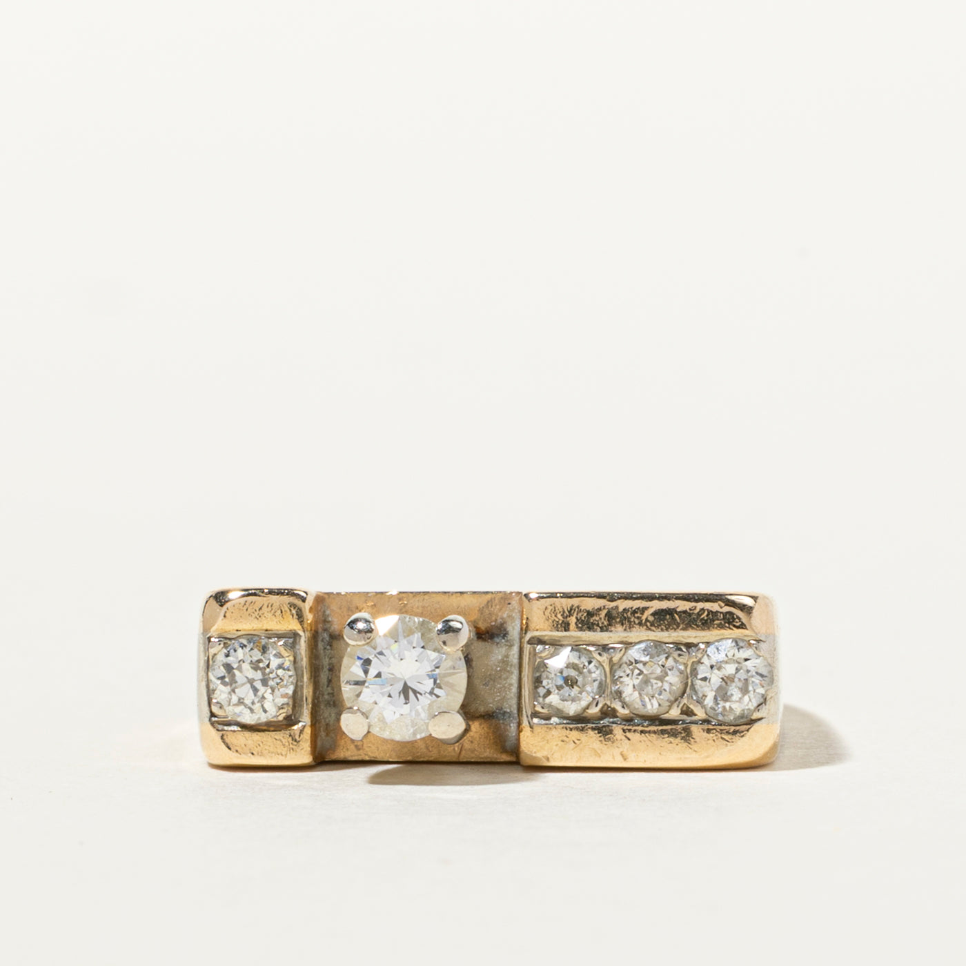 Five Stone Old European Cut Diamond Ring | 0.48ctw | SZ 5.25