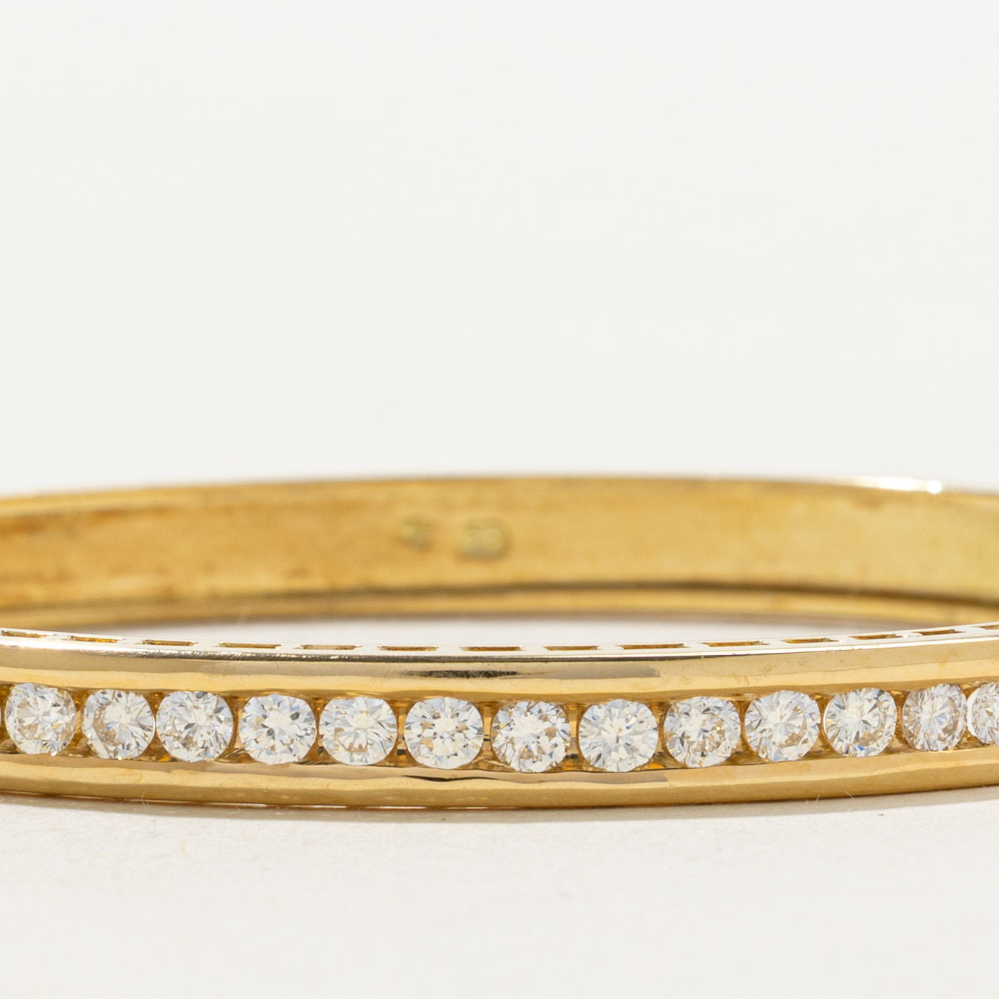 Channel Set Diamond Cuff Bracelet | 2.5ctw | 7.5" |