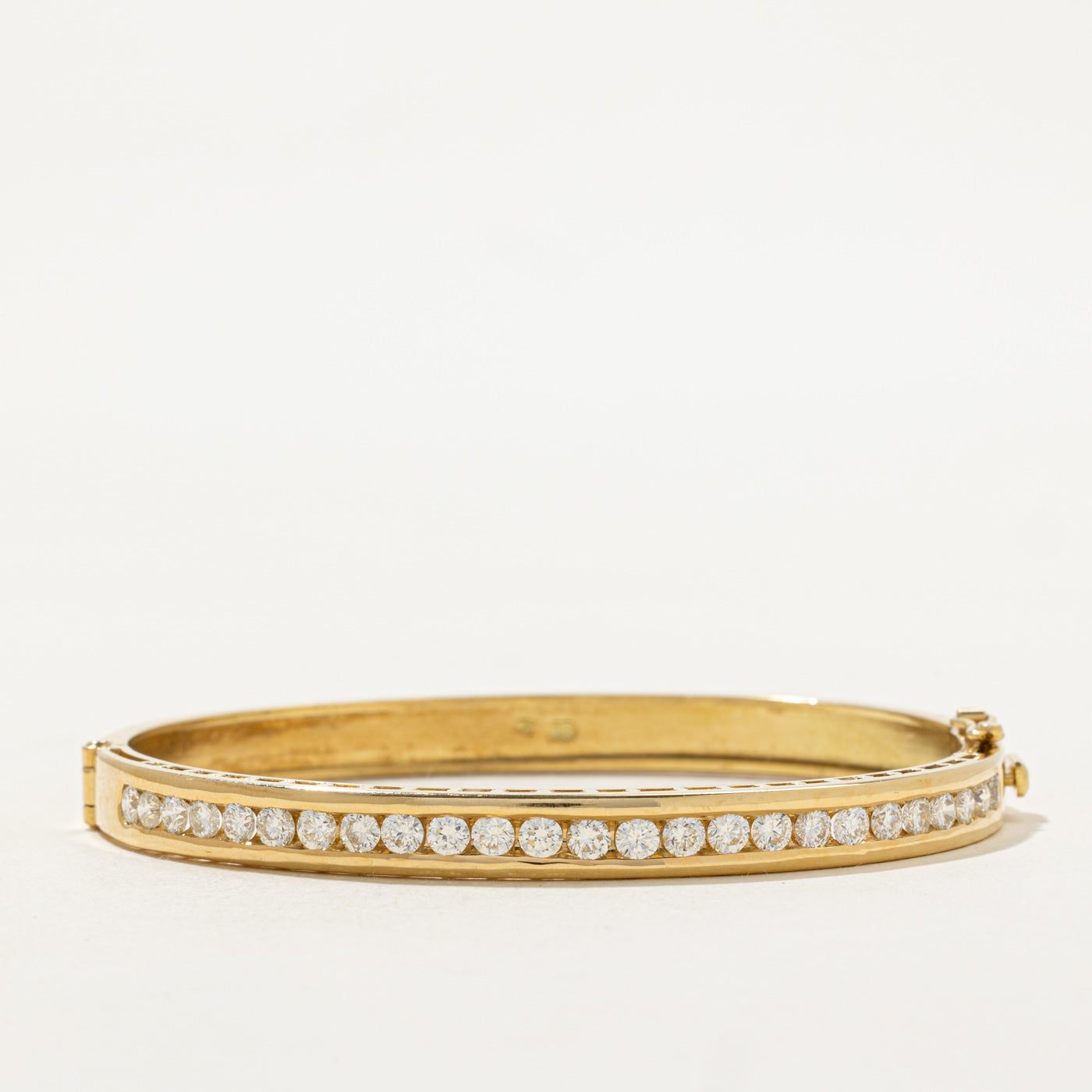 Channel Set Diamond Cuff Bracelet | 2.5ctw | 7.5" |