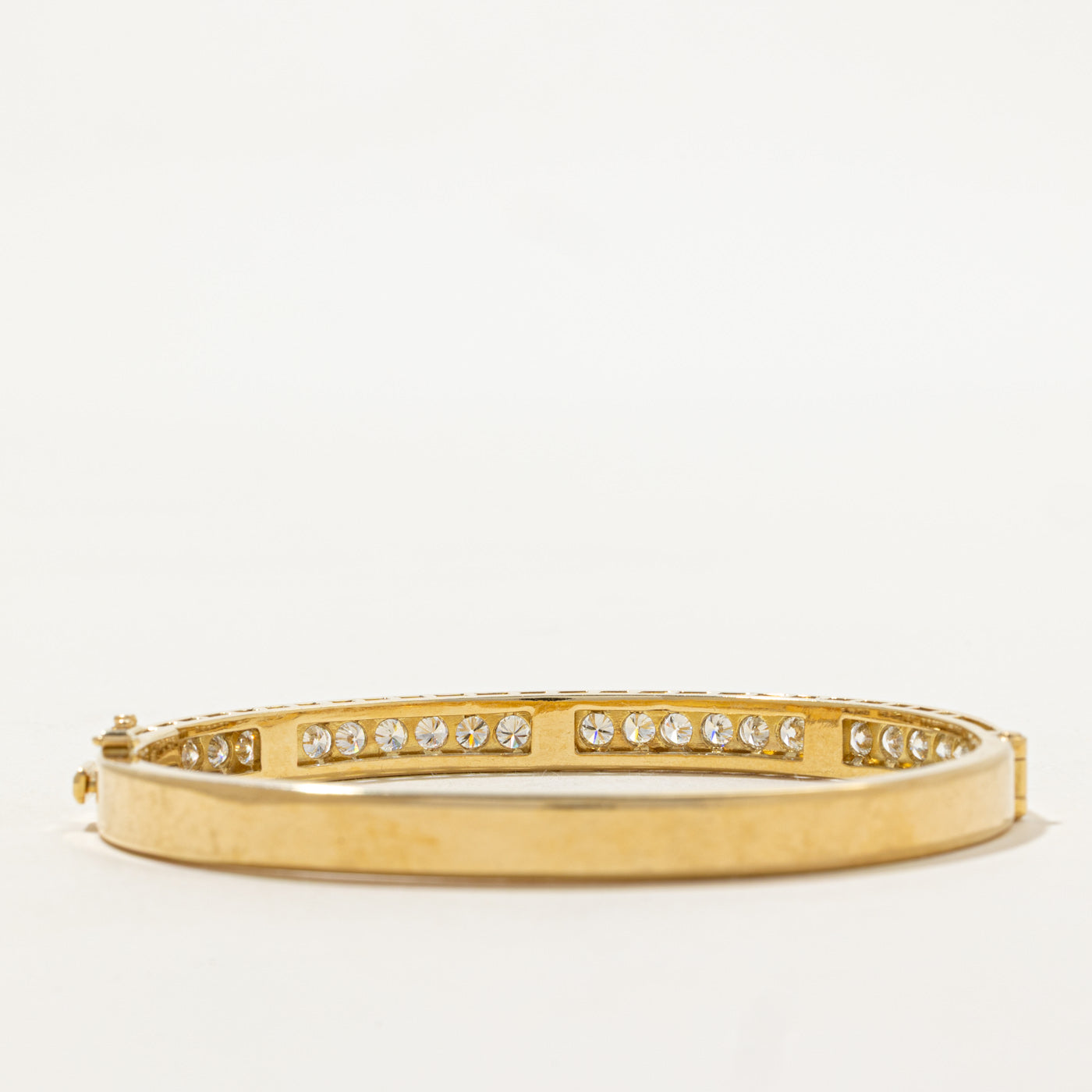 Channel Set Diamond Cuff Bracelet | 2.5ctw | 7.5" |