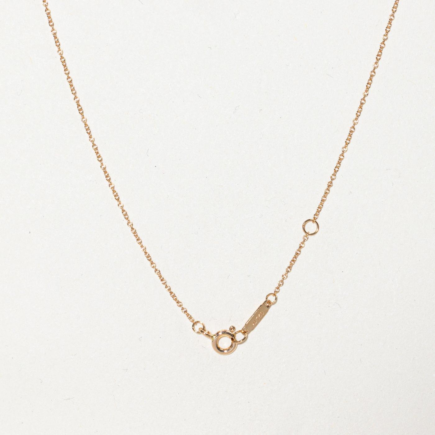 'Tiffany & Co' Kunzite & Diamond Halo Pendant Necklace | 3.45ct, 0.14ctw | 18" |