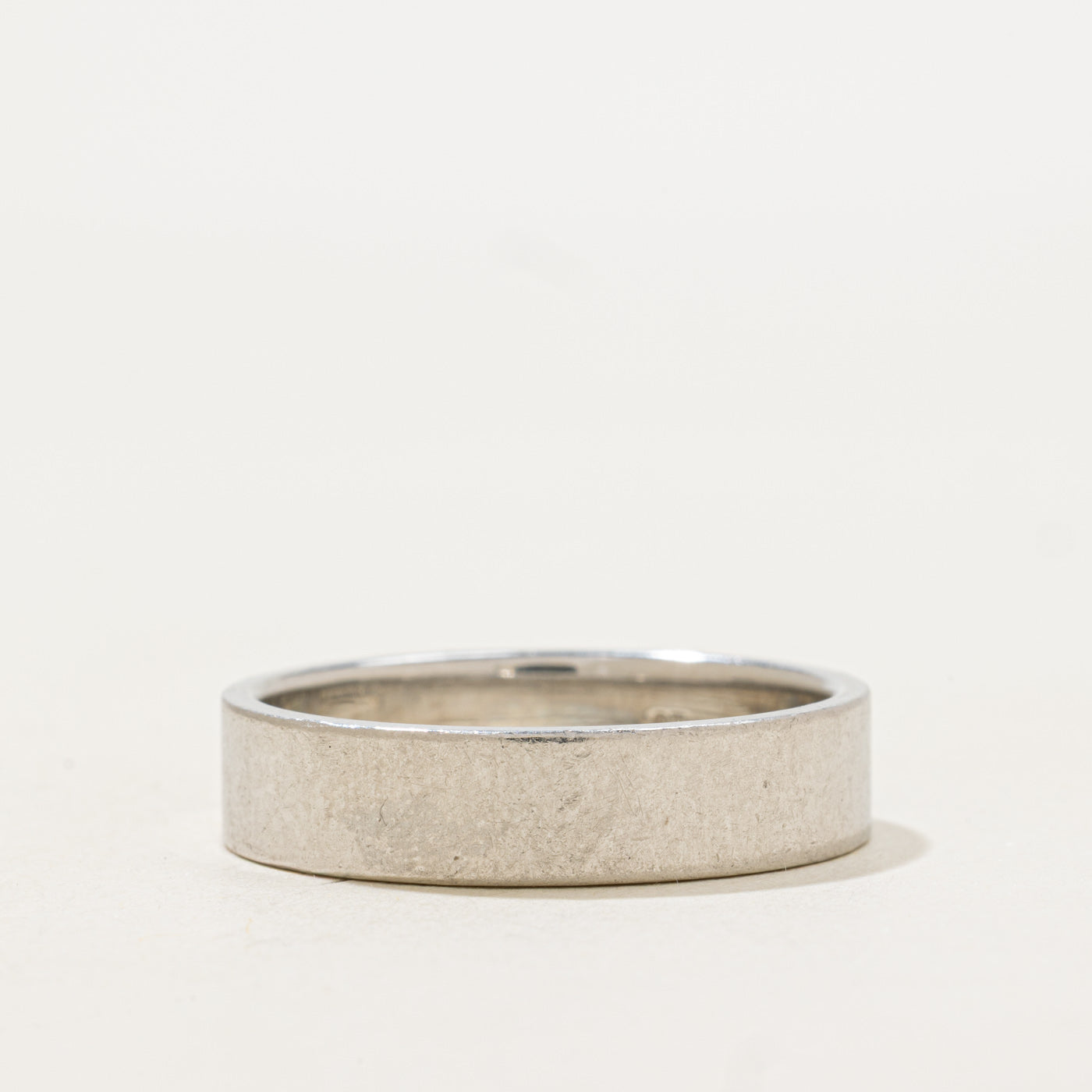 'Tiffany & Co' The Charles Tiffany Setting Satin Finish Ring | 5mm | SZ 13.0 |