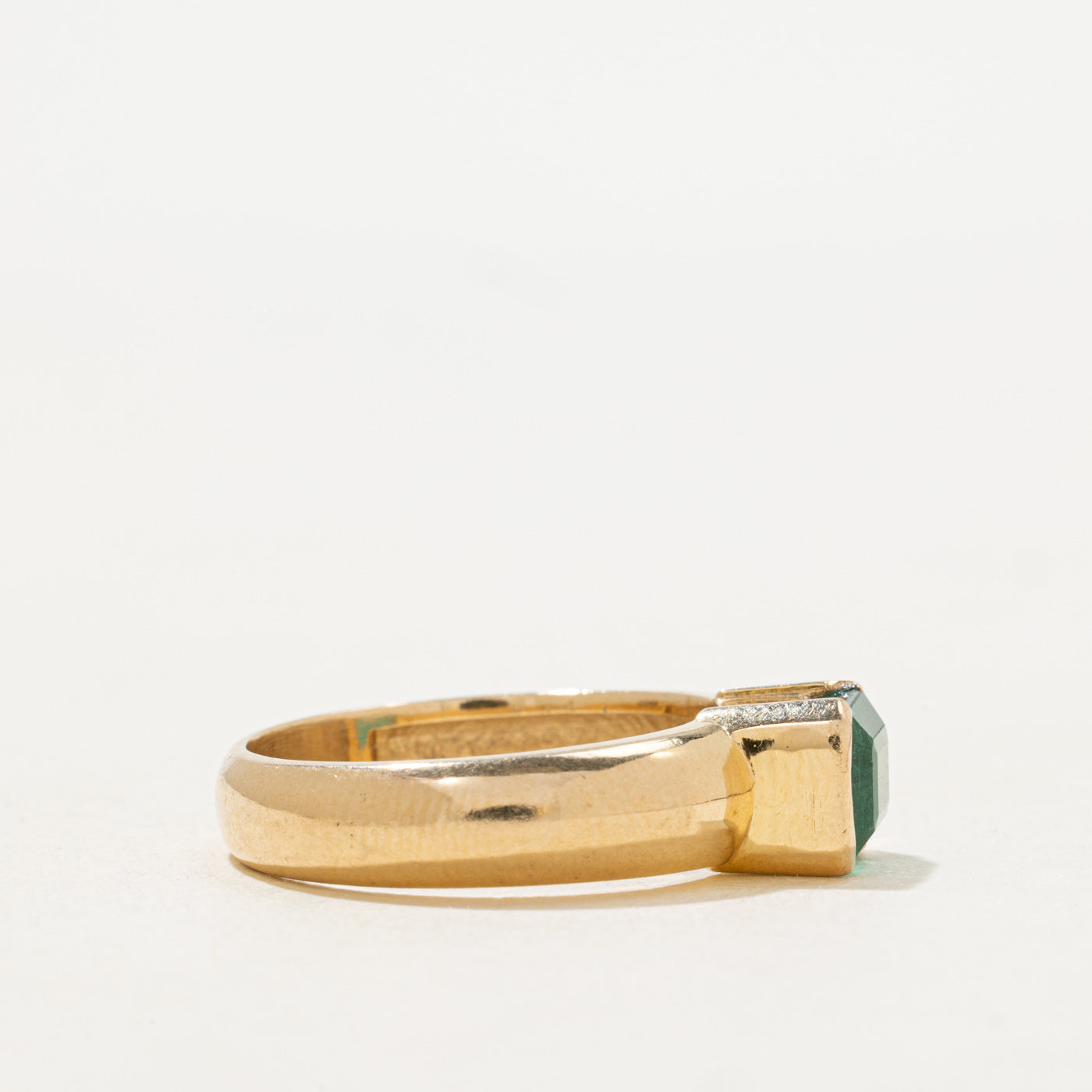 East West Solitaire Emerald Ring | 2.02ct | SZ 8.25 |