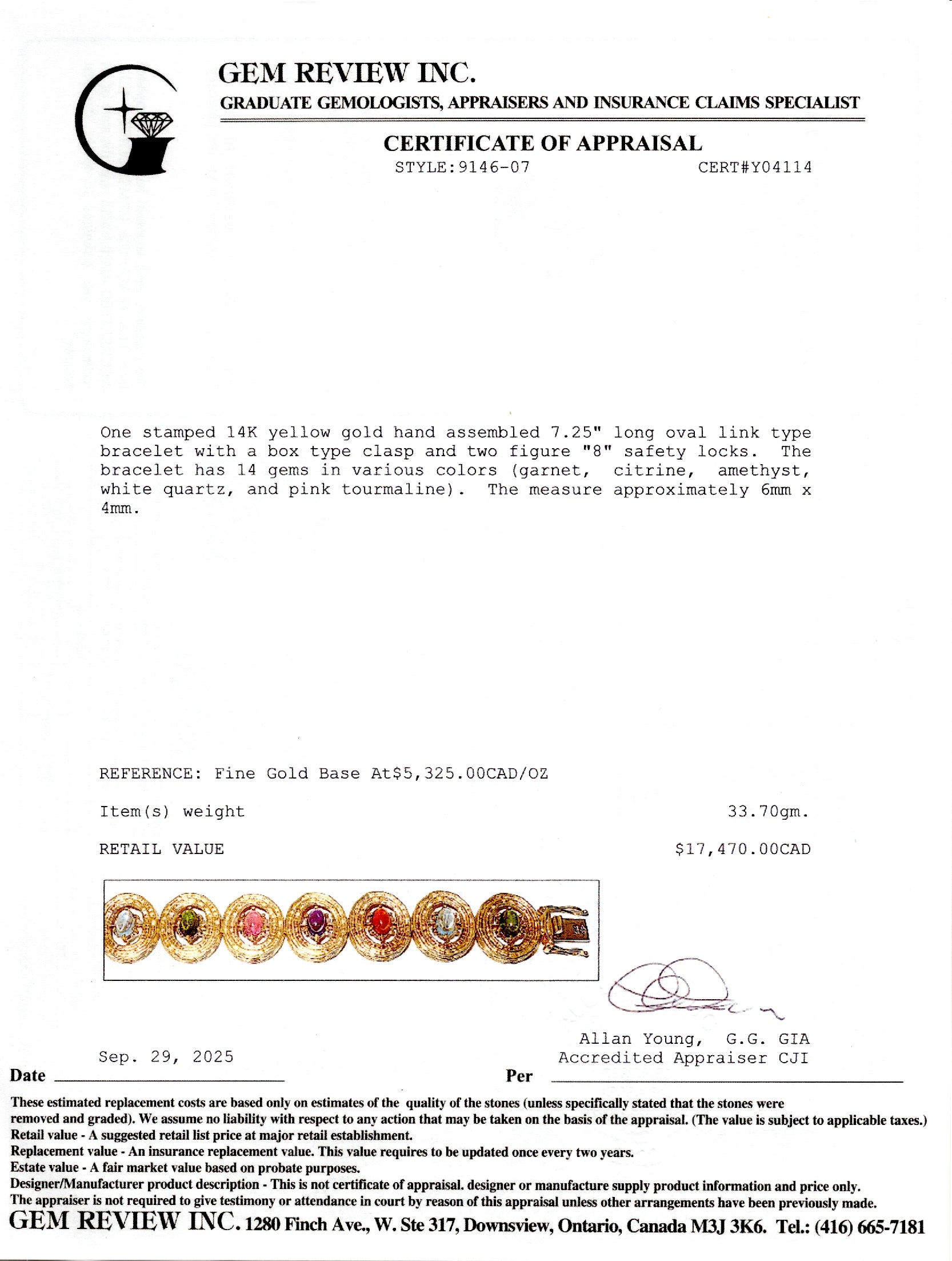 Multi Stone Textured Gemstone Bracelet | 7.25"