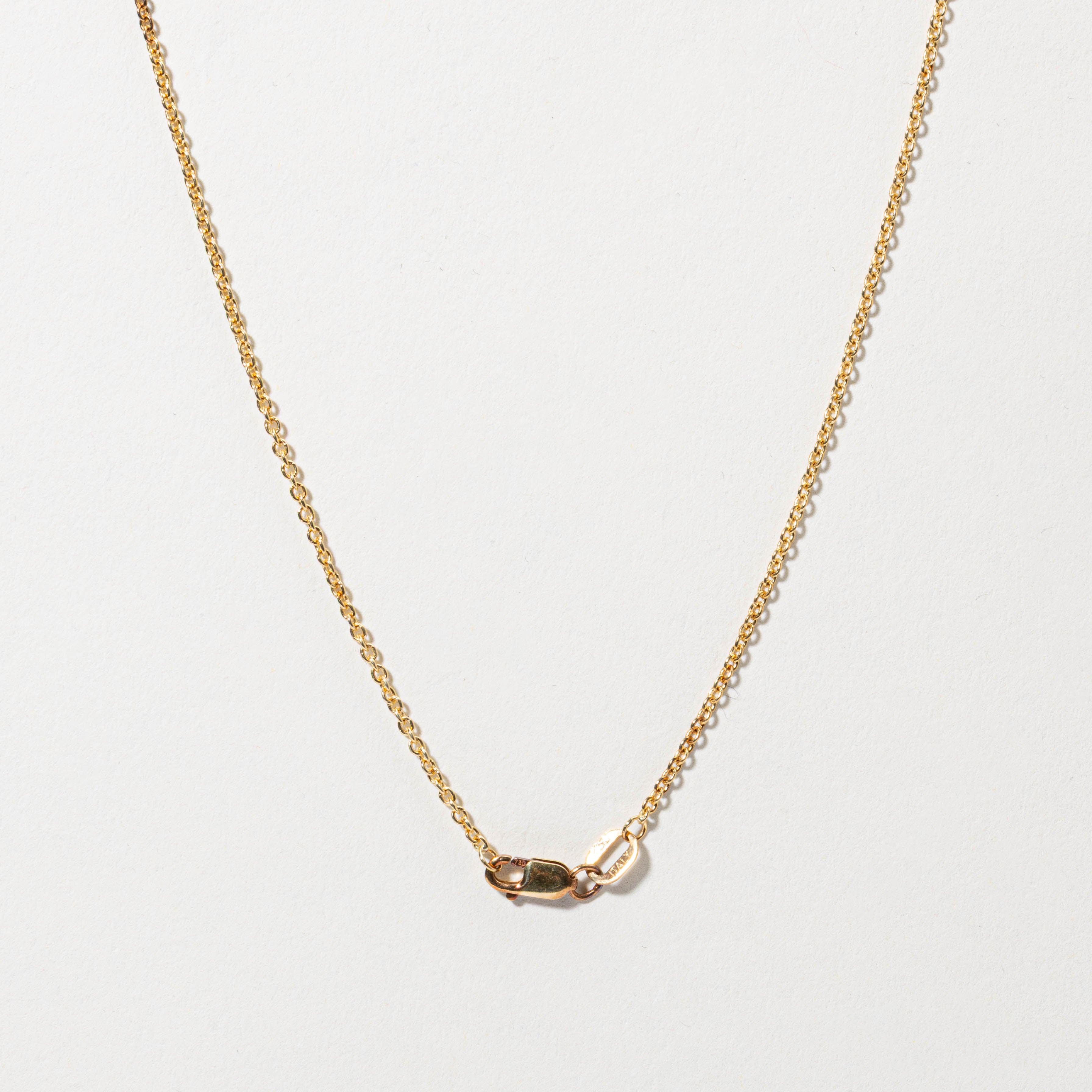 Collier pendentif trois diamants certifié GIA | 0,56 ct VS2 D, 0,51 ct au total | 43 cm
