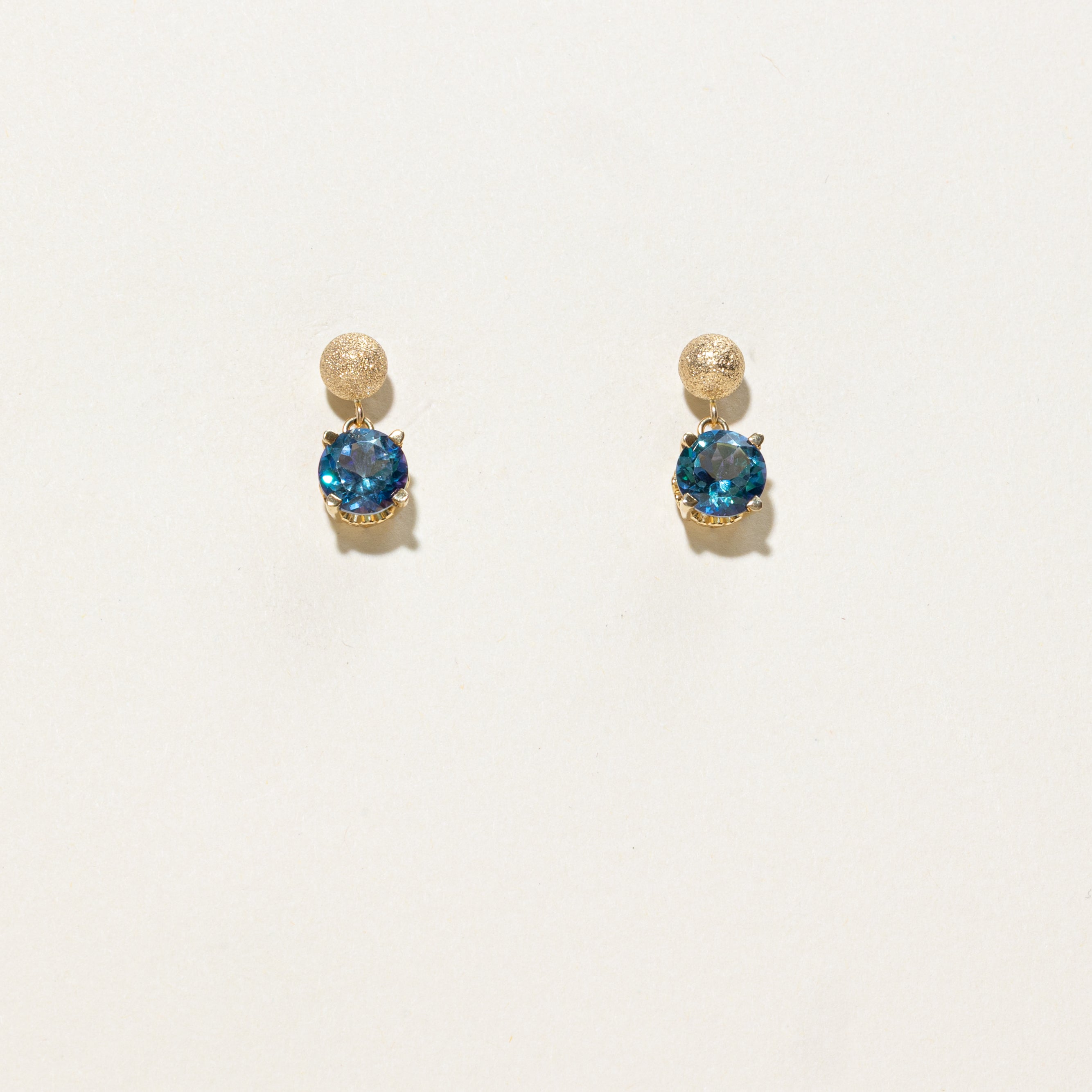 Mystic Topaz Drop Earrings | 4.20ctw