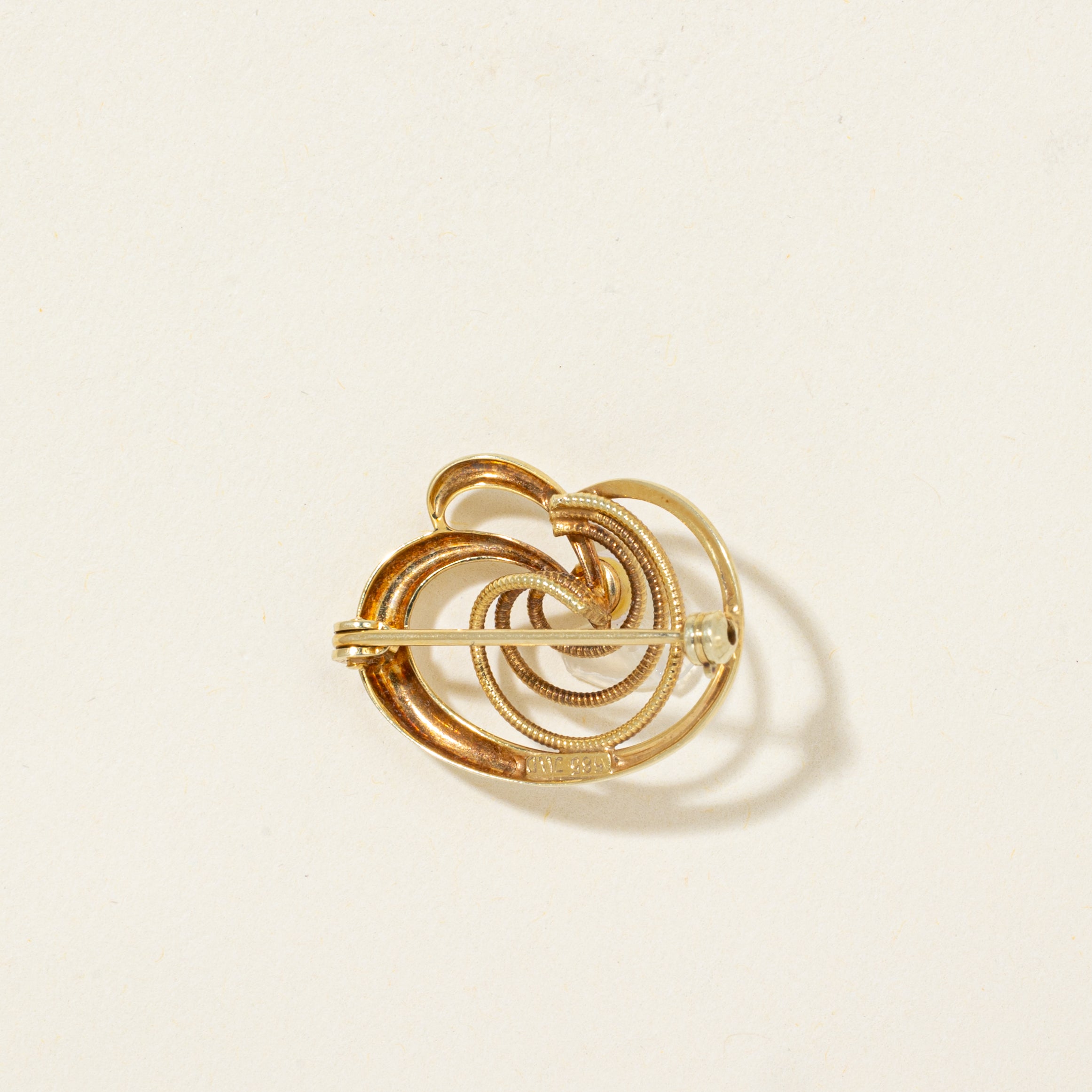 Pearl Twisted Brooch