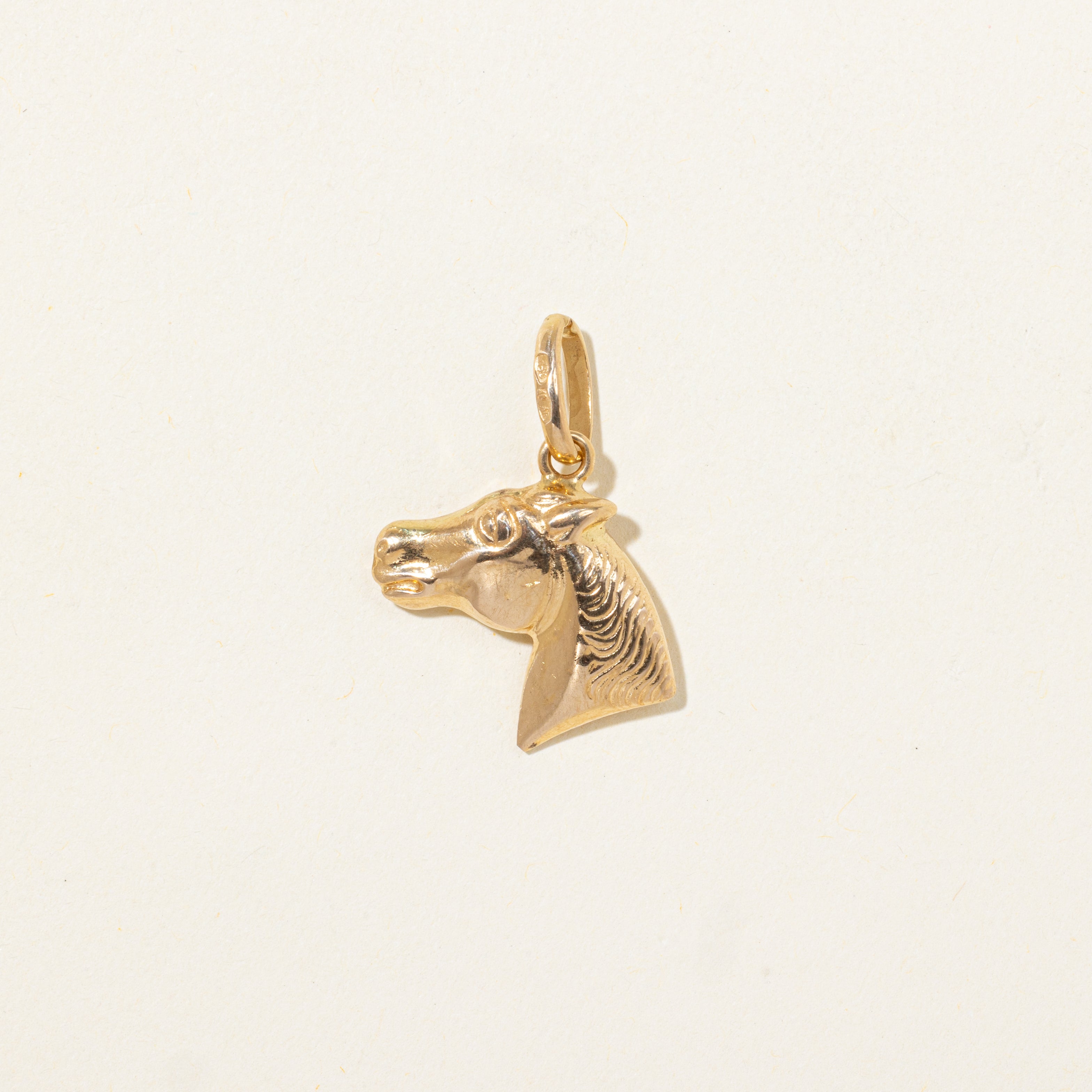 18k Yellow Gold Horse Charm