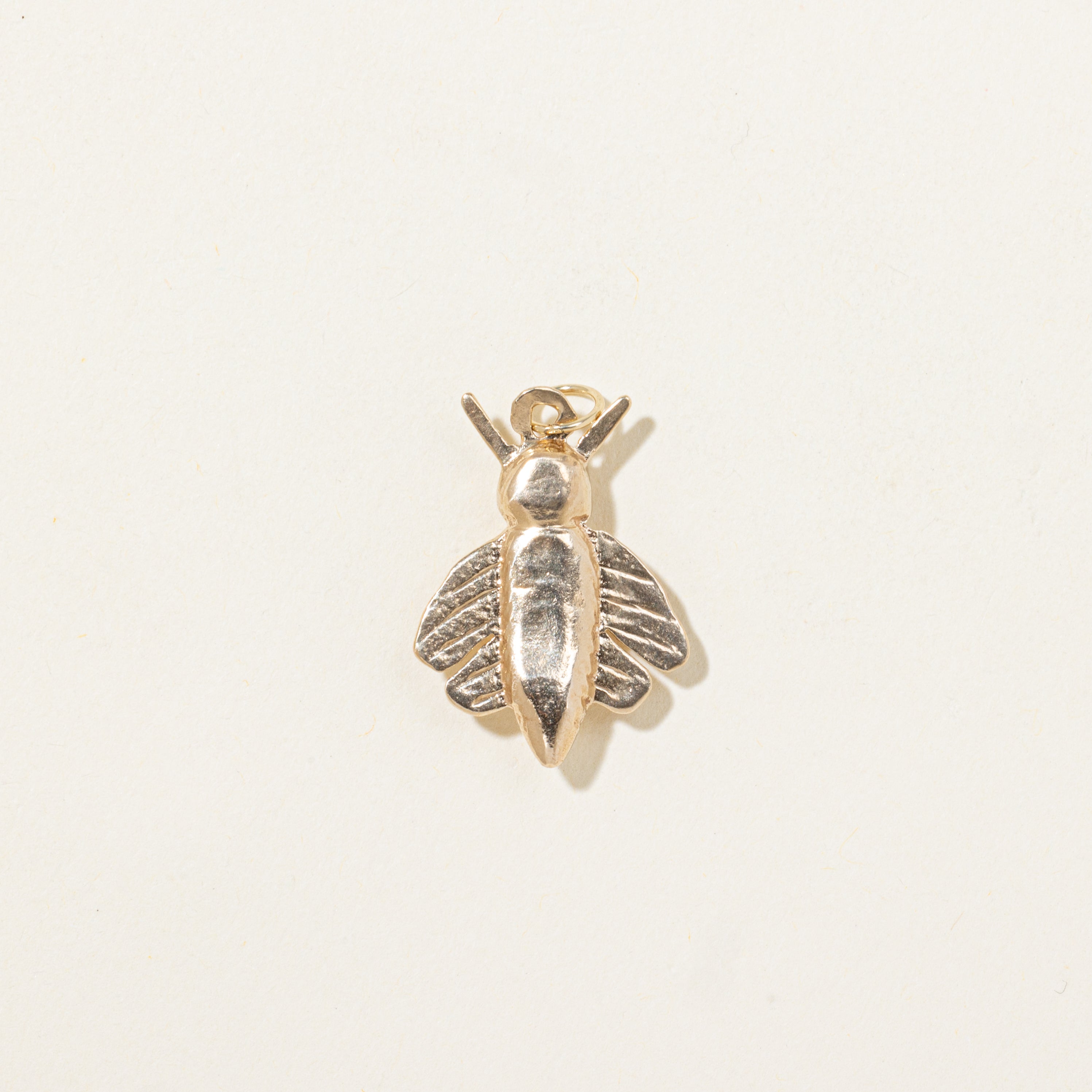10k Yellow Gold Bee Charm