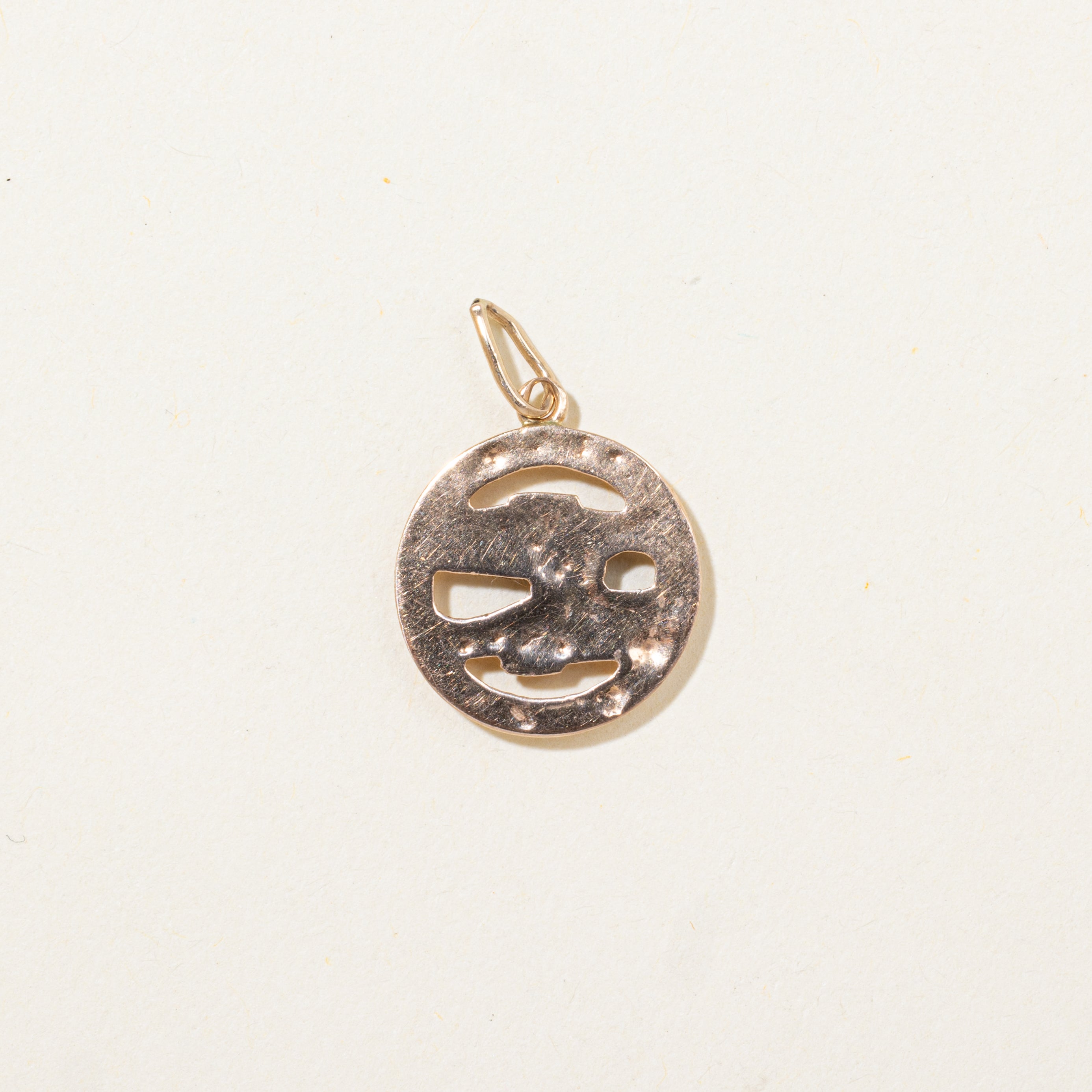 10k Yellow Gold Pisces Zodiac Charm