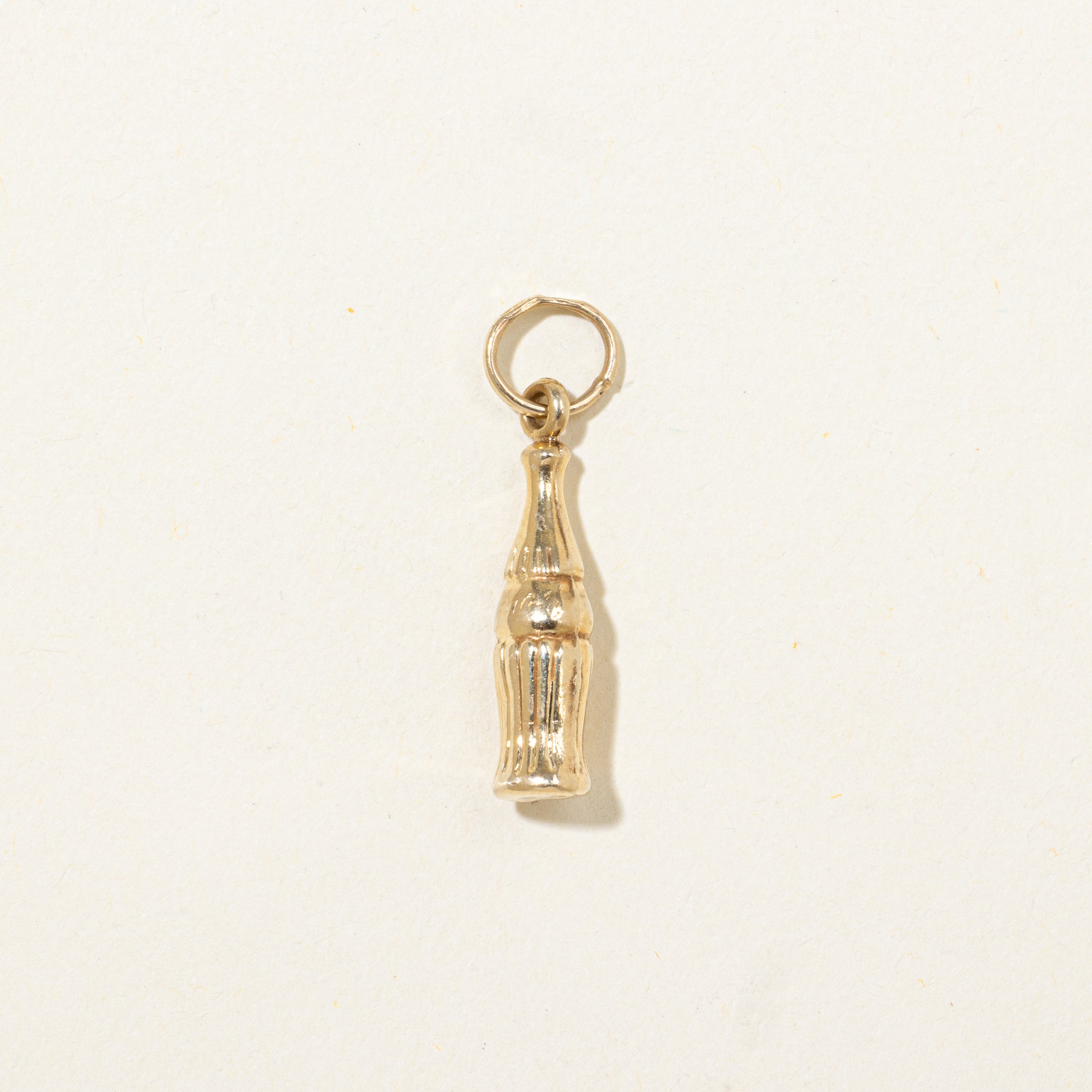 10k Yellow Gold Coca Cola Bottle Charm