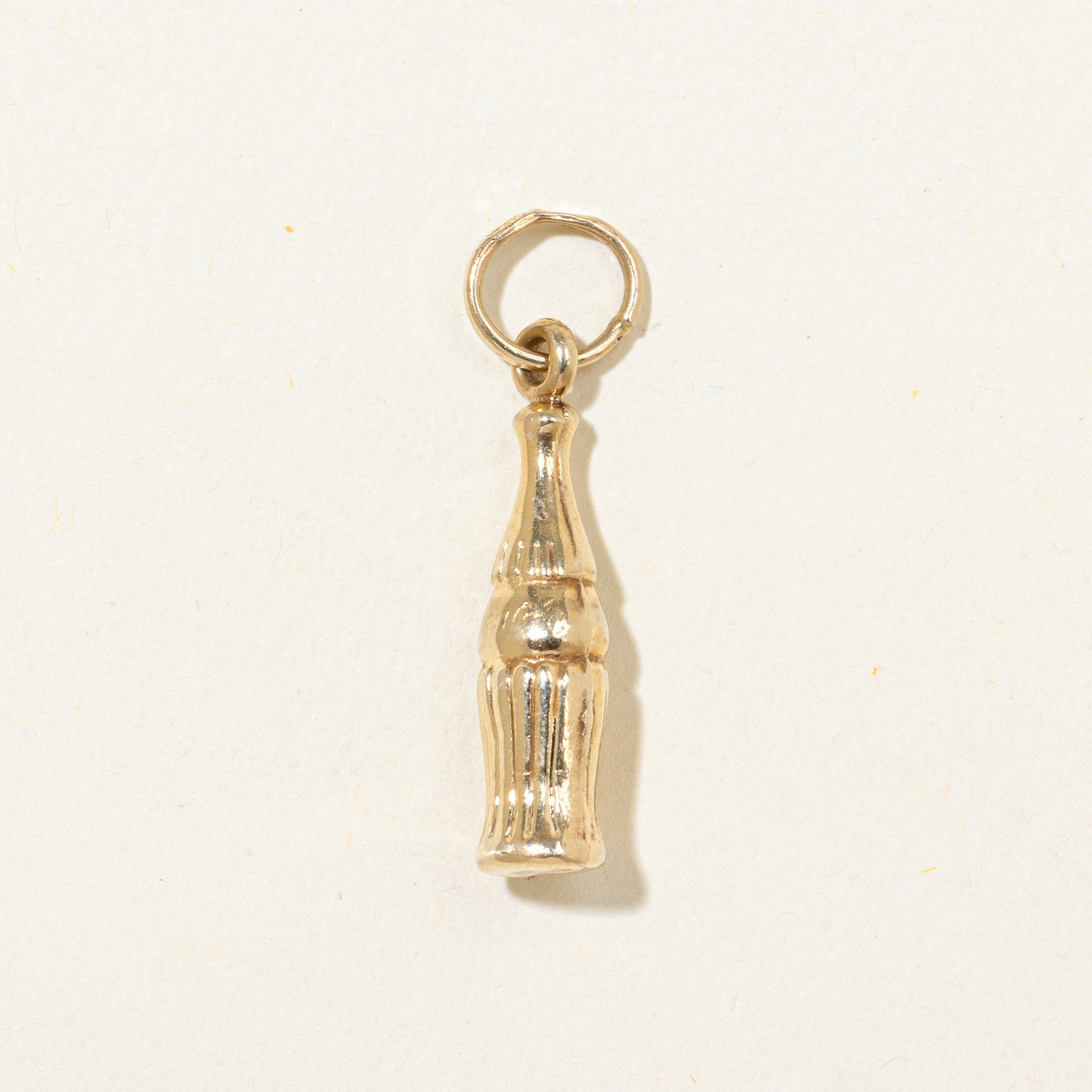 10k Yellow Gold Coca Cola Bottle Charm