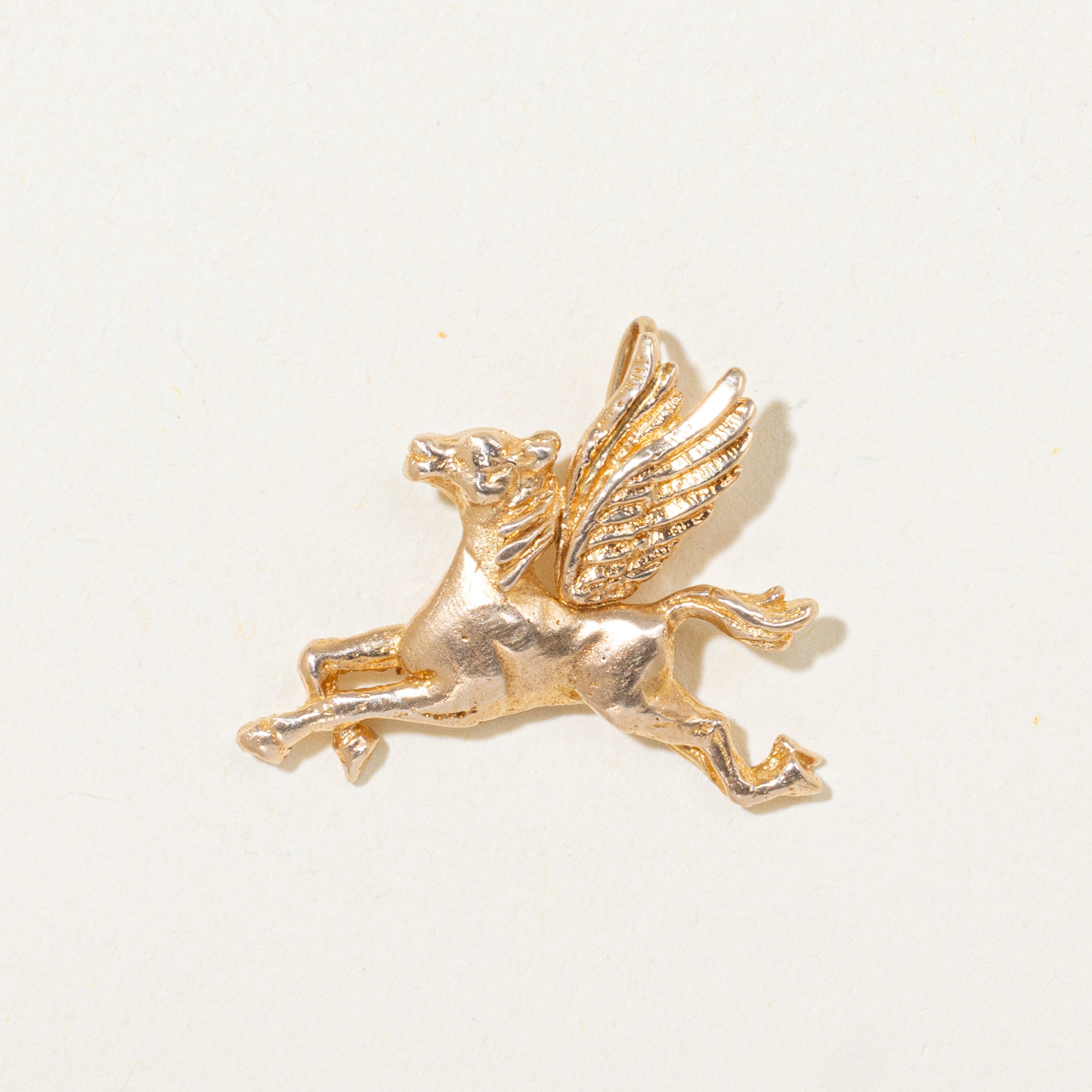 10k Yellow Gold Pegasus Charm