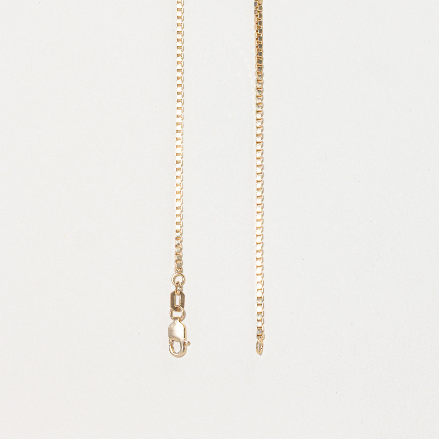 10k Yellow Gold Box Link Chain | 22"