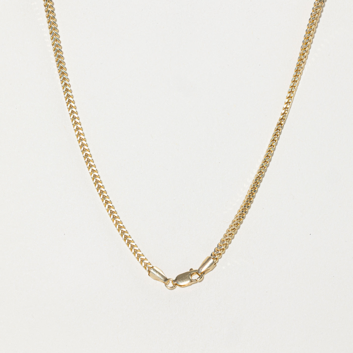 10k Yellow Gold Foxtail Chain | 28"