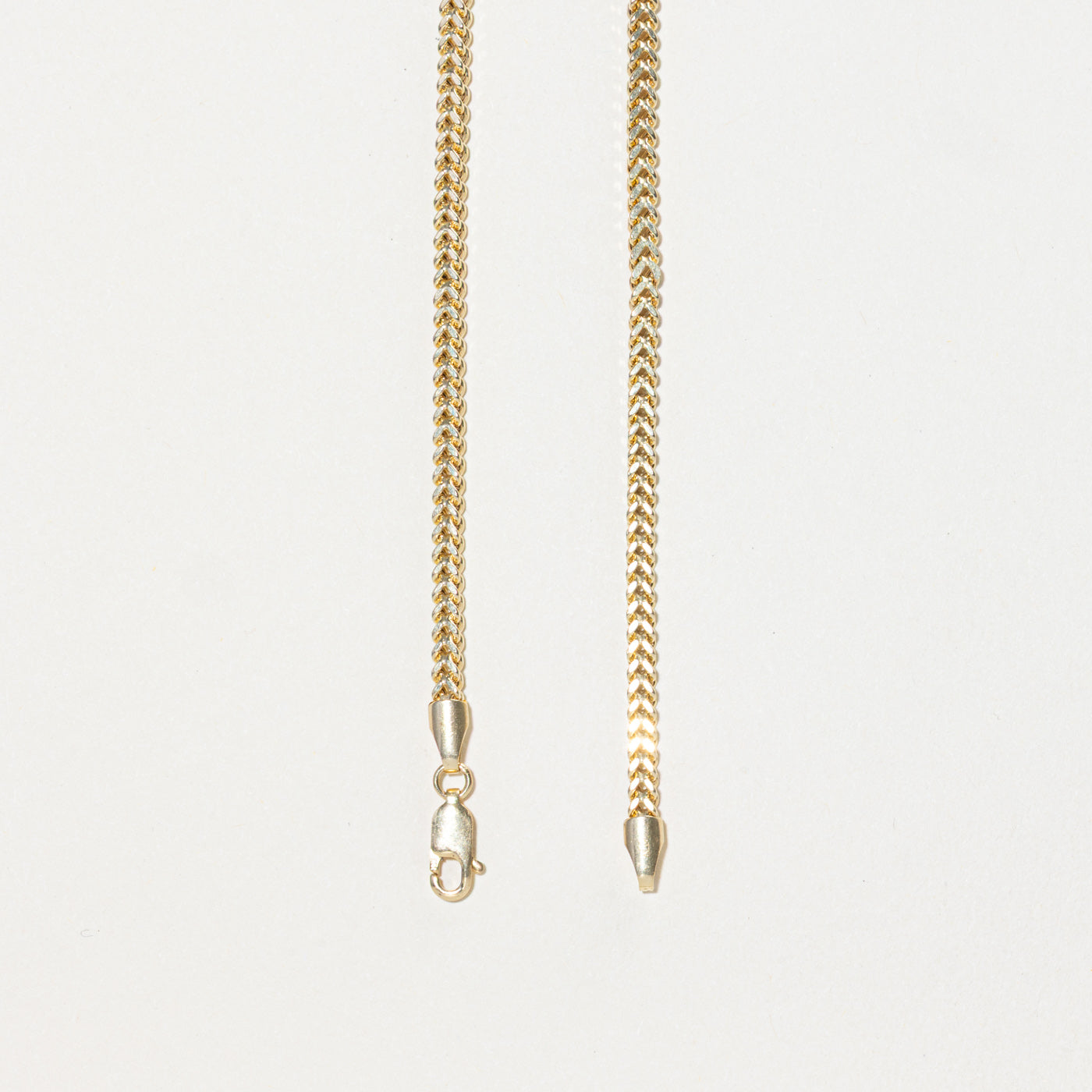 10k Yellow Gold Foxtail Chain | 28"