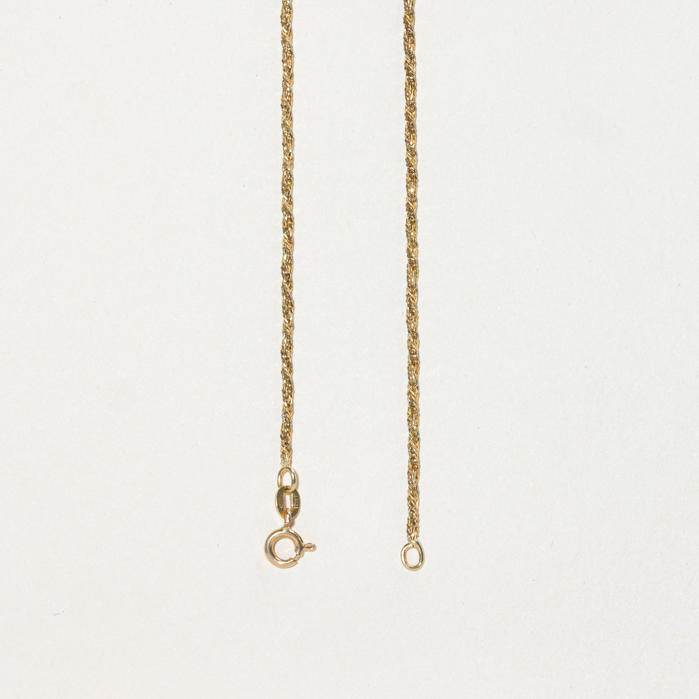 14k Yellow Gold Rope Chain | 18"