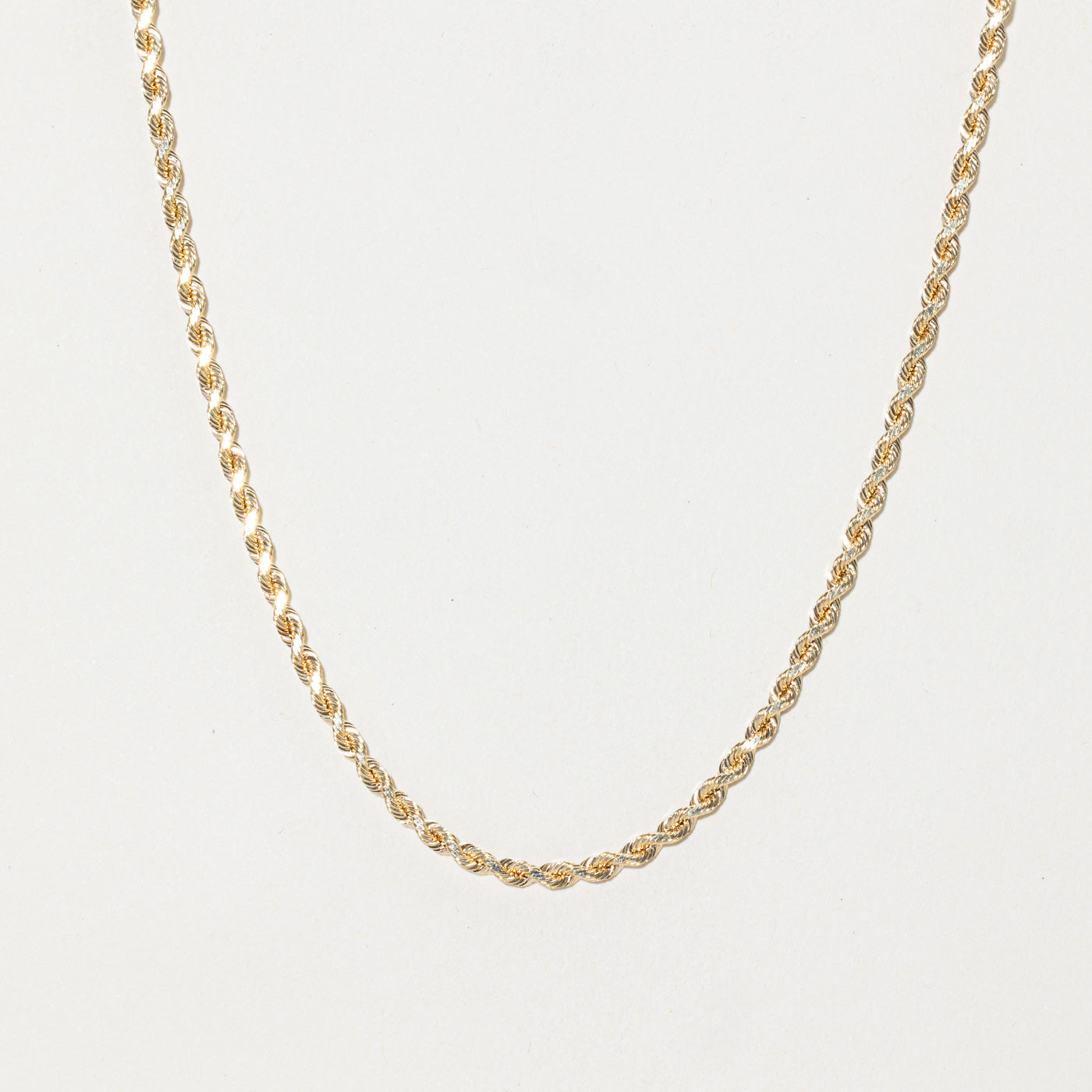 Single Diamond Rope Chain | 0.002ct | 20"