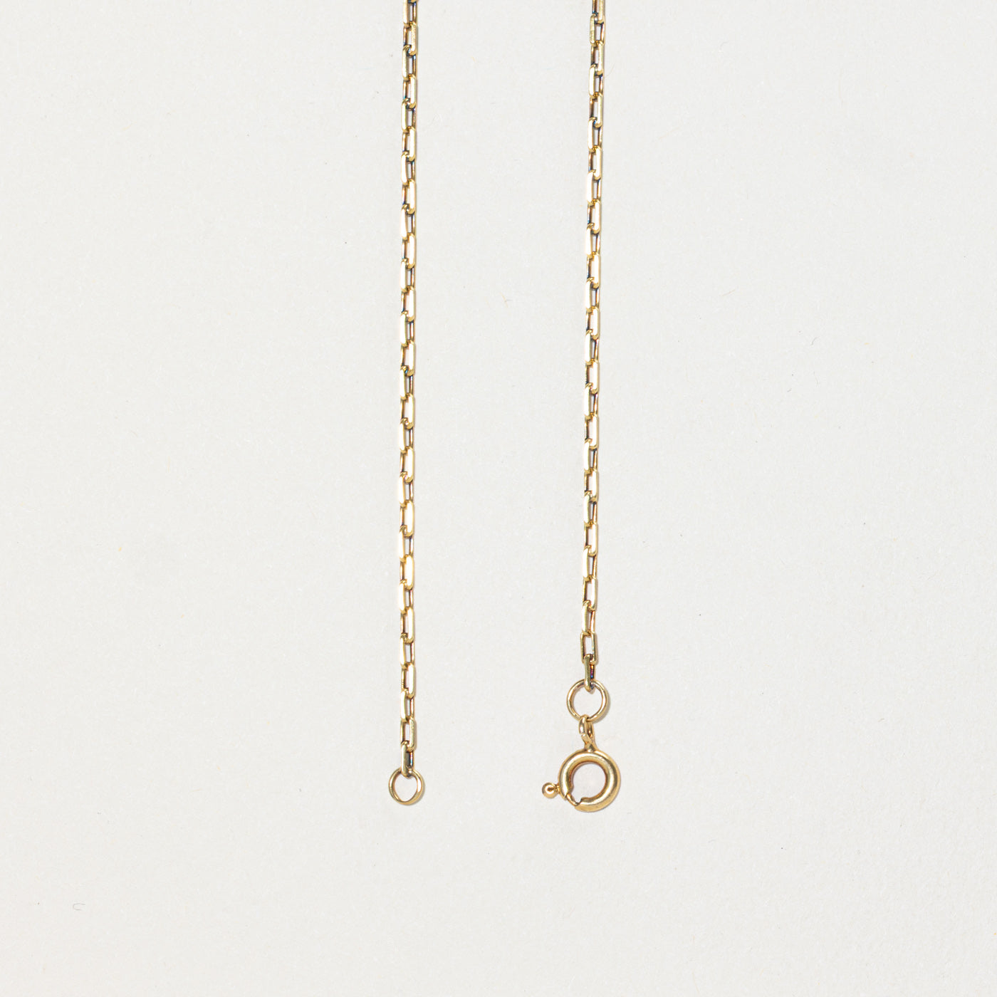18k Yellow Gold Paperclip Chain | 22"