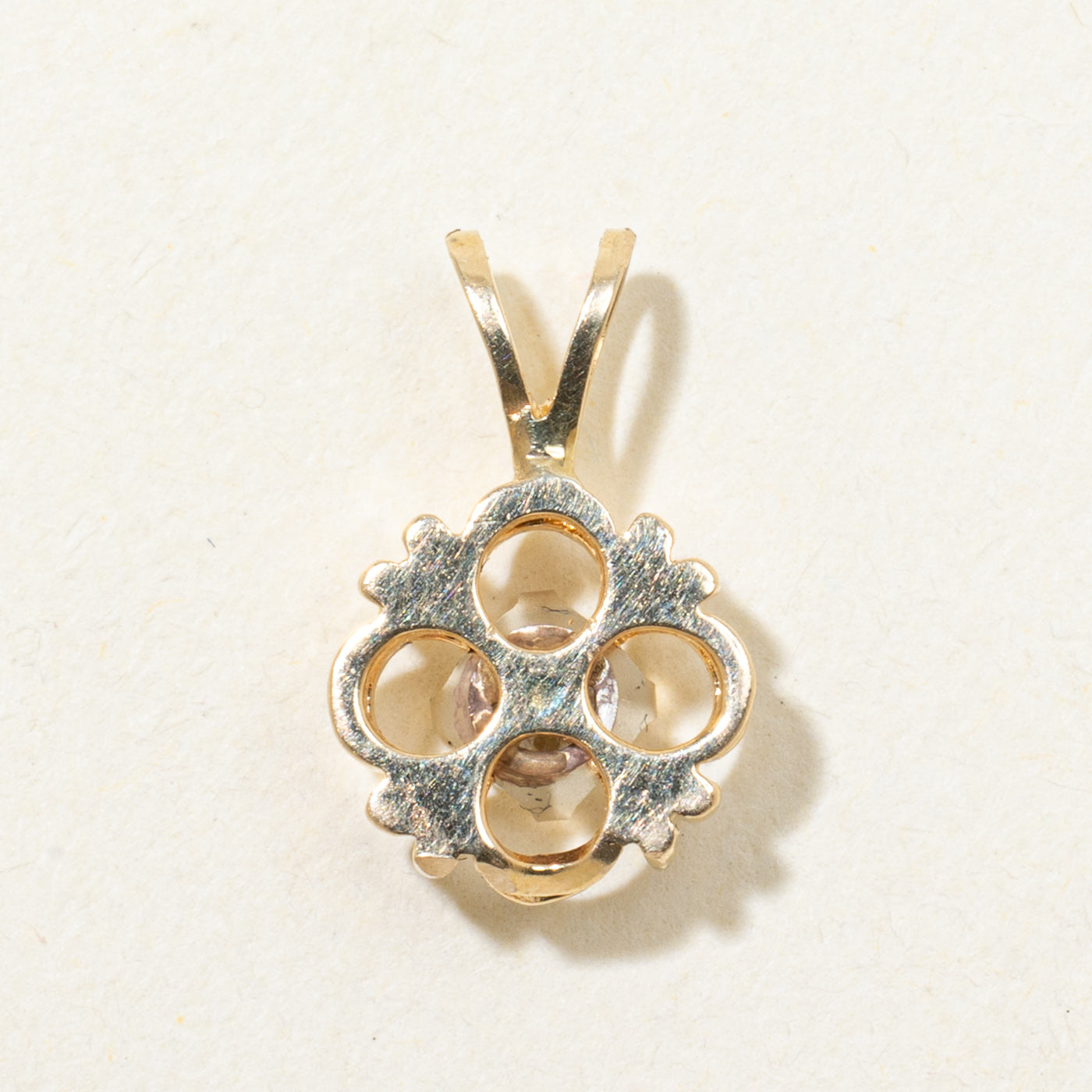 Diamond Open Clover Pendant | 0.27ct