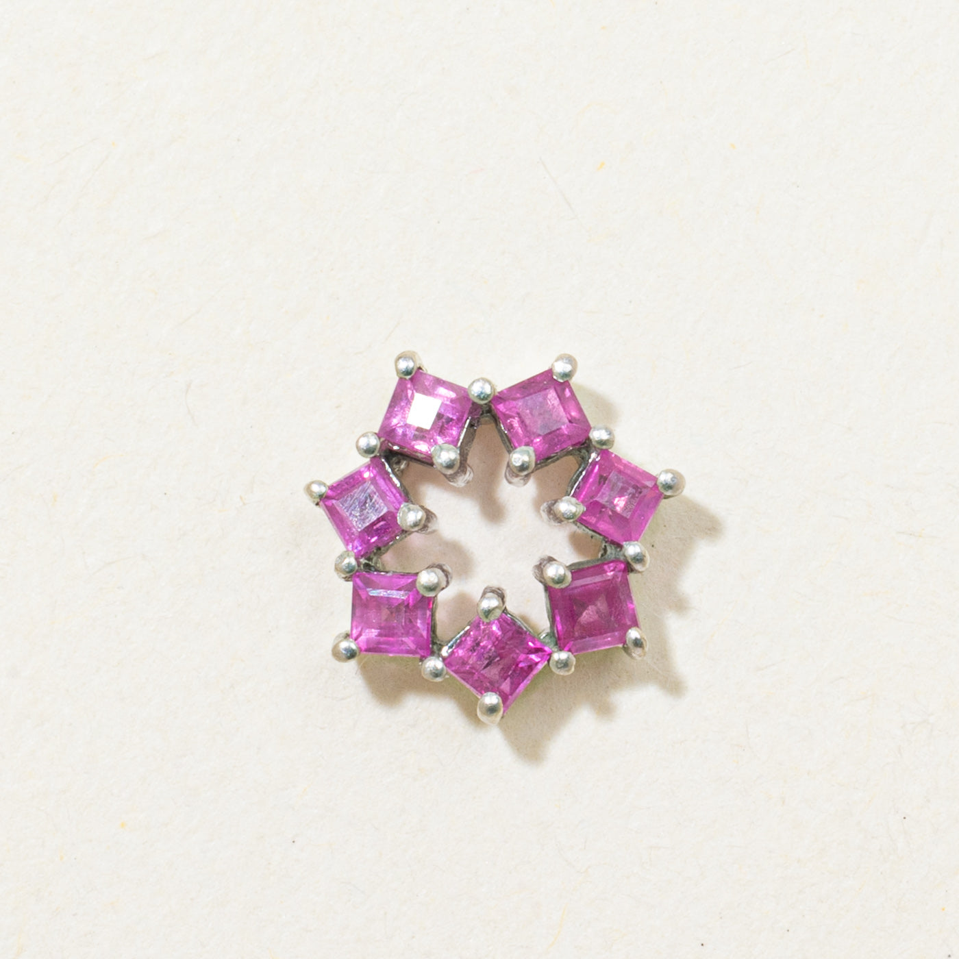 Synthetic Ruby Open Charm | 0.26ctw