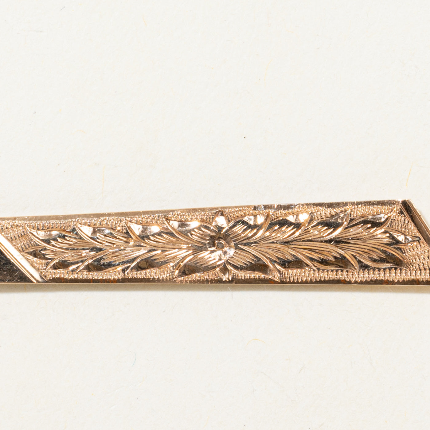 14k Rose Gold Engraved Money Clip