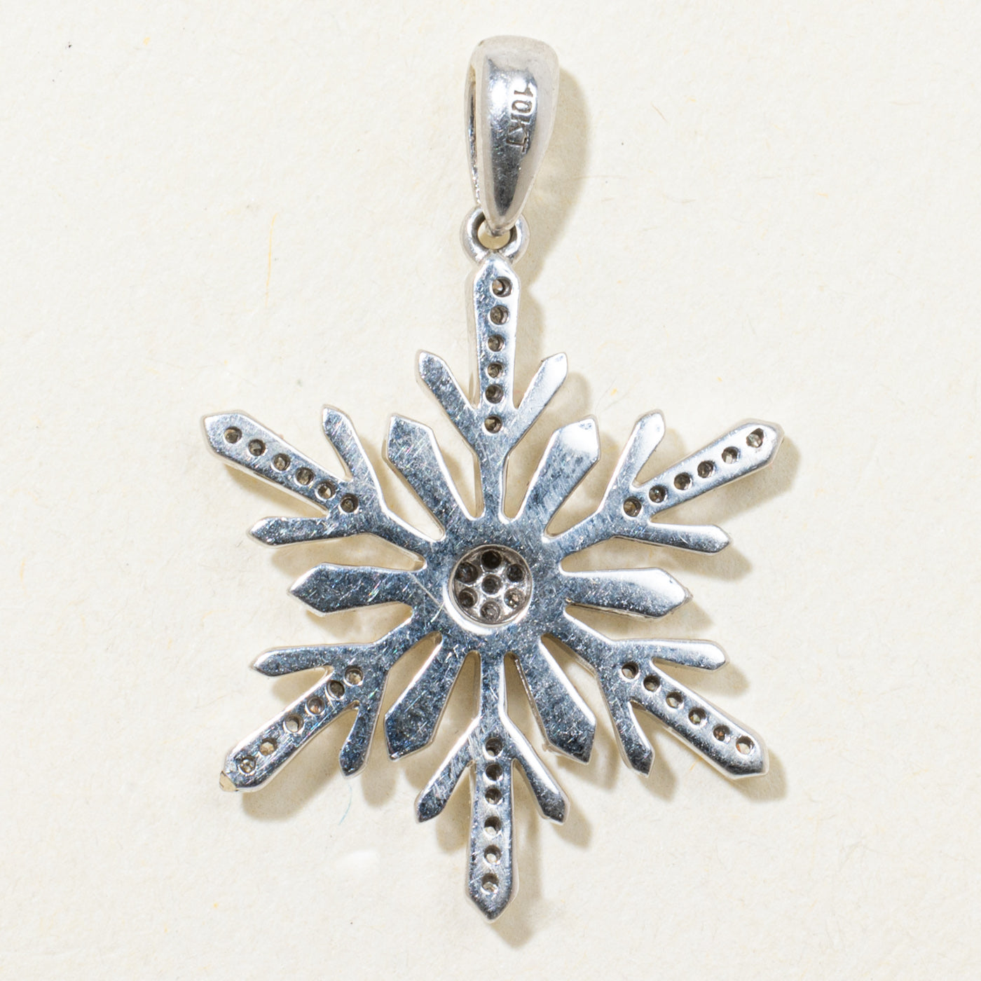 Diamond Snowflake Pendant | 0.04ctw