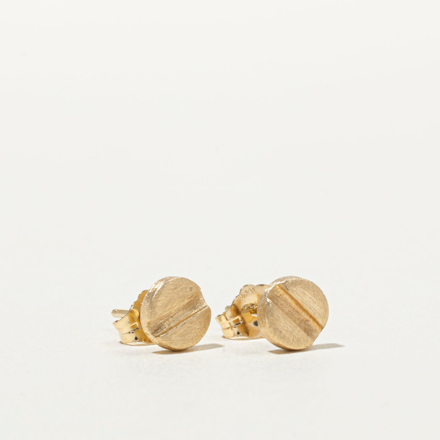 Boucles d'oreilles à vis en or 14 carats