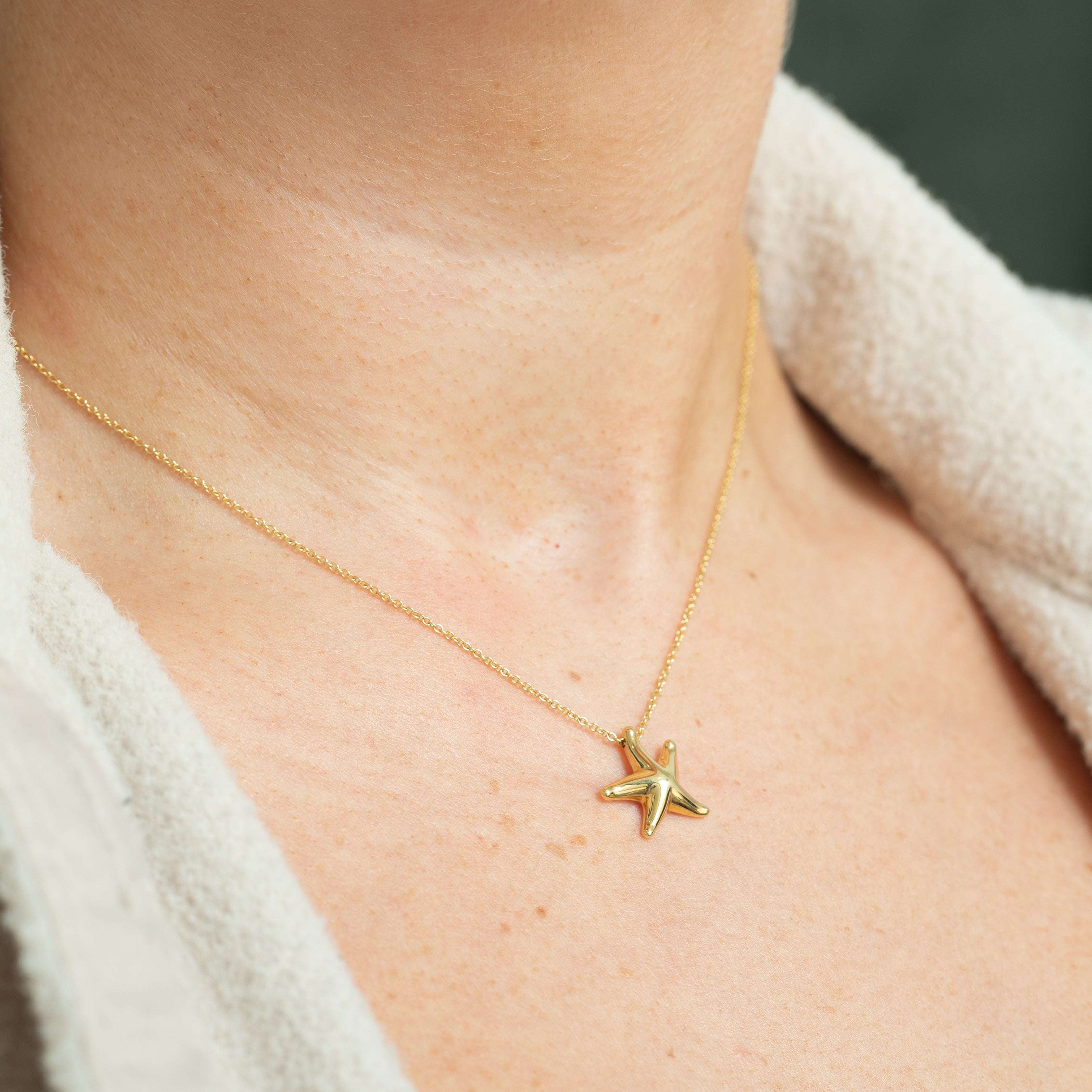 'Tiffany & Co.' Elsa Peretti Starfish Pendant Necklace | 15.5" |