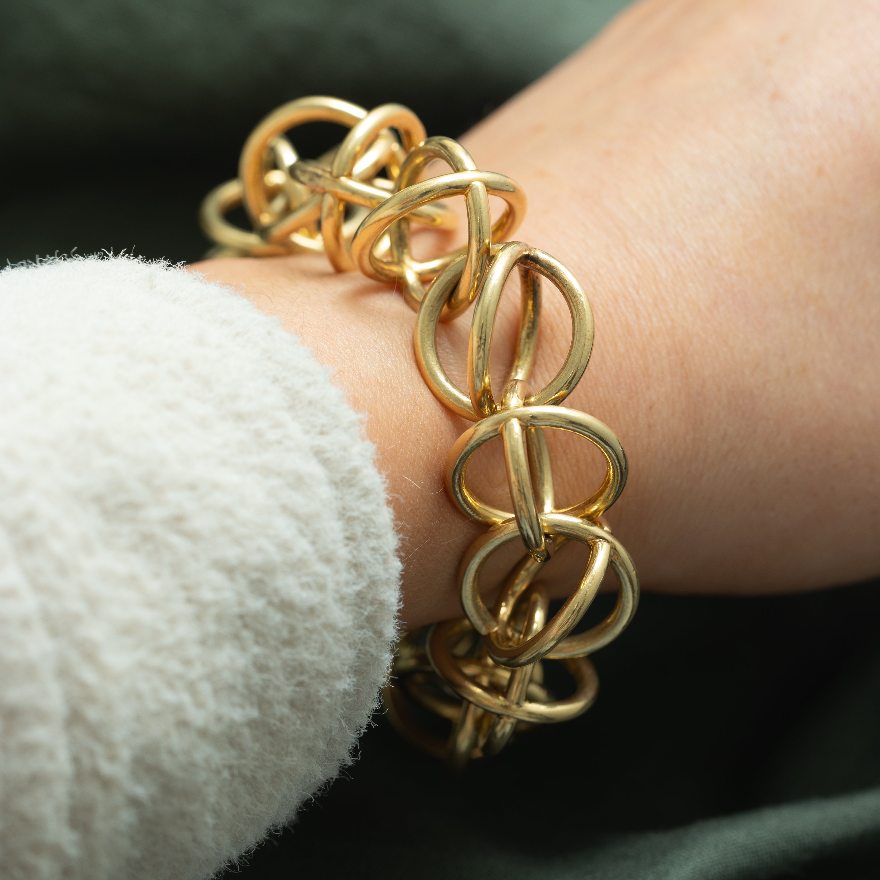 'Stittgen' Crossover Link Bracelet | 8.5"